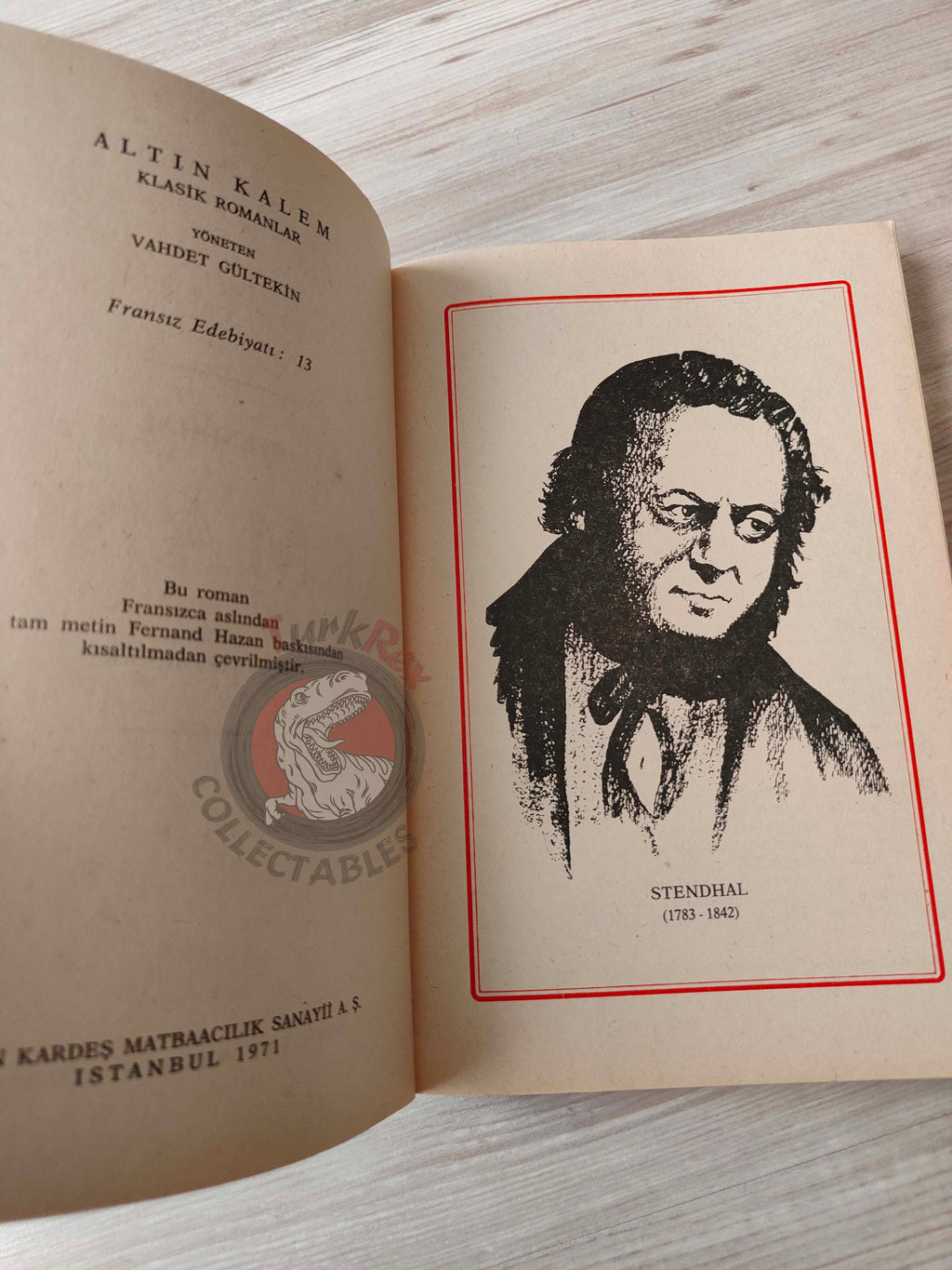 Stendhal – Armance 1971 Turkish Book Turkey