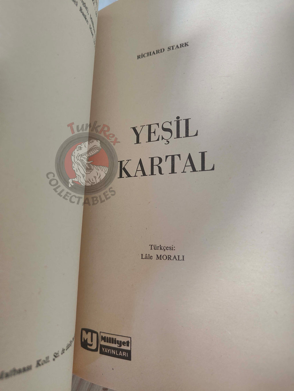 Richard Stark – The Green Eagle Score 1976 1st Turkish Book Turkey