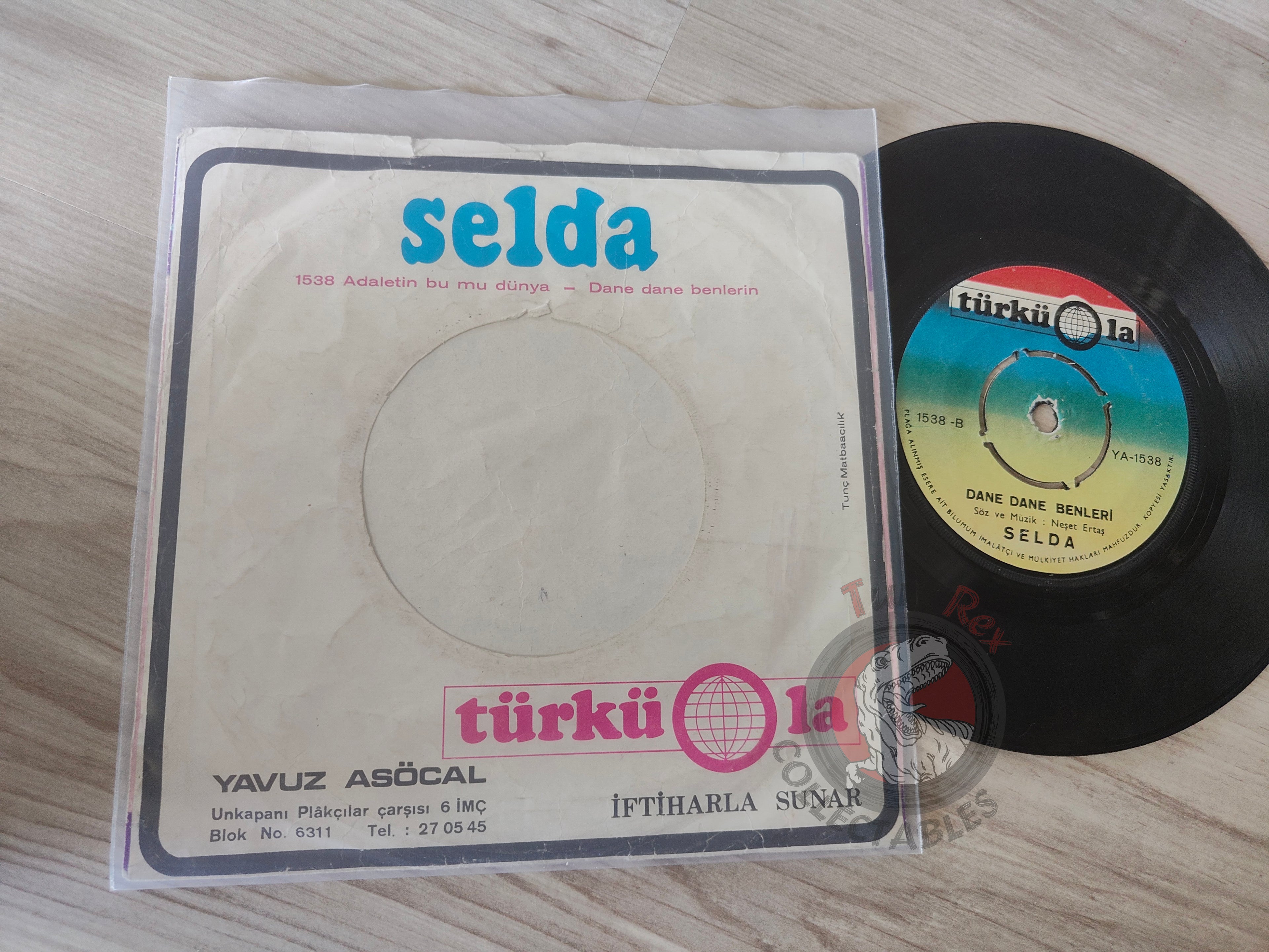 Selda – Adaletin Bu Mu Dünya 7" Turkish Pressing Vinyl Turkey Edition