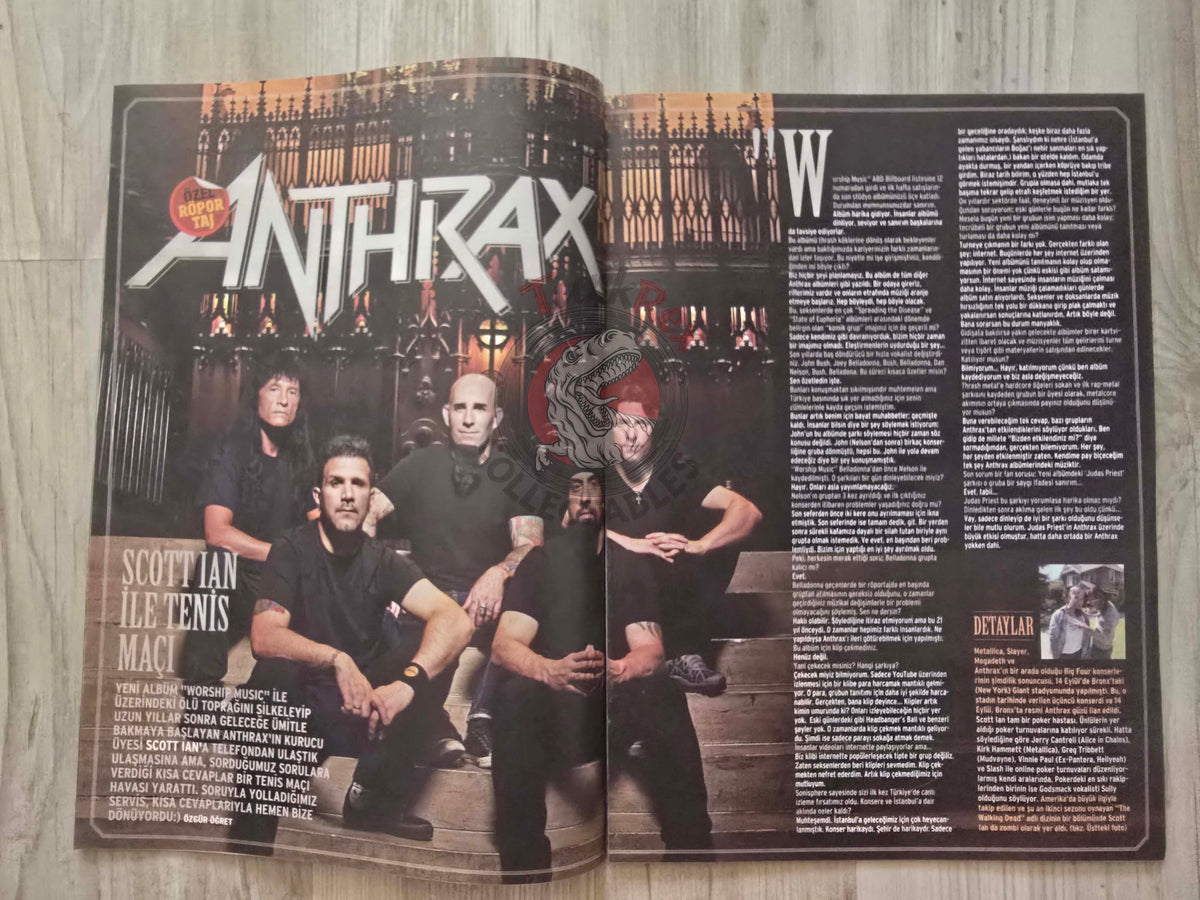Headbang 2011 Metallica Slayer Megadeth Anthrax Turkish Mag Turkey Amorphis Symphony X
