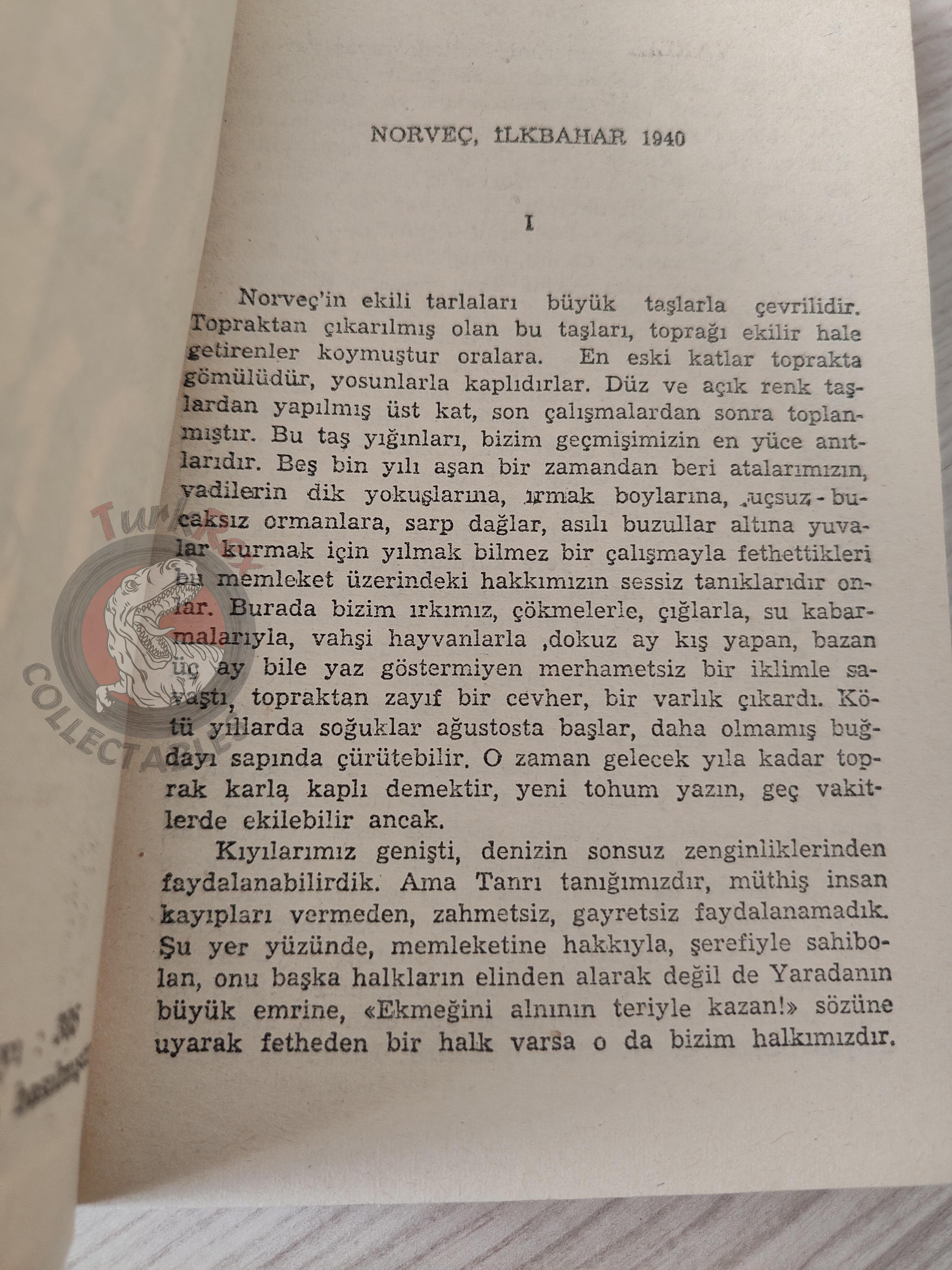 Sigrid Undset – Return to the Future 1954 1st Turkish Book Turkey