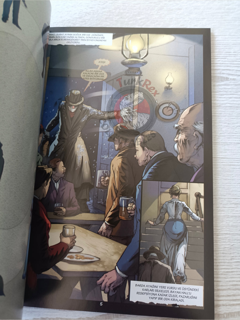 The Invisible Man –  H. G. Wells Turkish Comic Turkey Campfire Classics