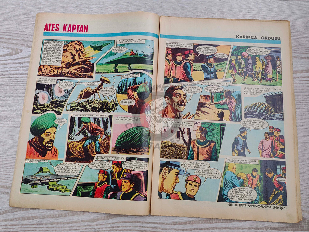 Doğan Kardeş 1969 Magazine #35 Turkish Comic Turkey Pinocchio, Captain Scarlet, Lady Penelope