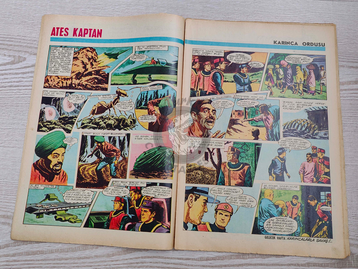 Doğan Kardeş 1969 Magazine #35 Turkish Comic Turkey Pinocchio, Captain Scarlet, Lady Penelope