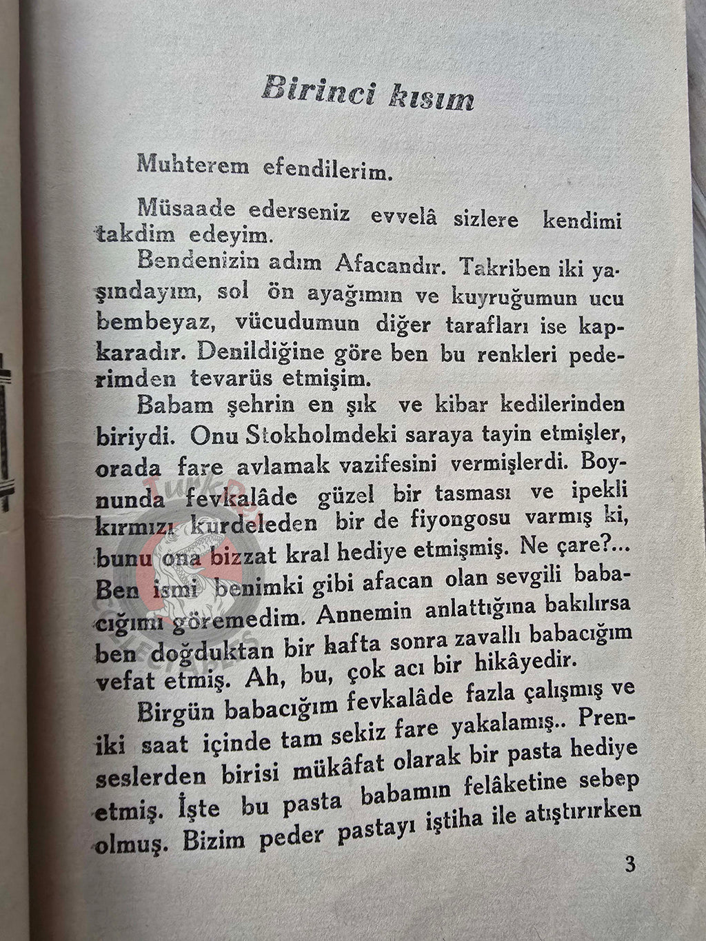Cemil Cahit – A Cat’s Journey Around the World 1931 1st Turkish Book Turkey Illustrated