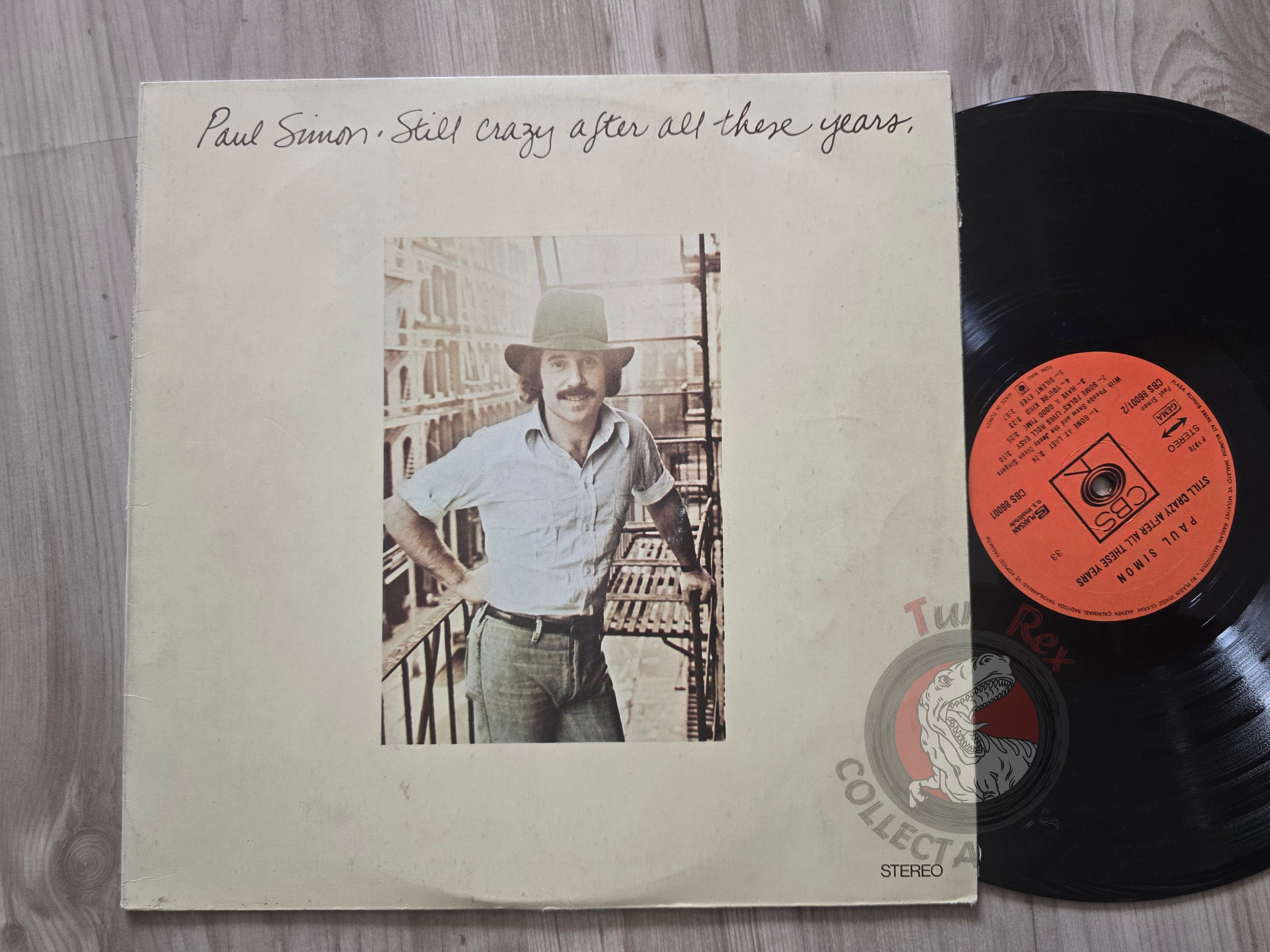 Paul Simon – Still Crazy After All These Years Turkish Pressing Vinyl Turkey Edition 1