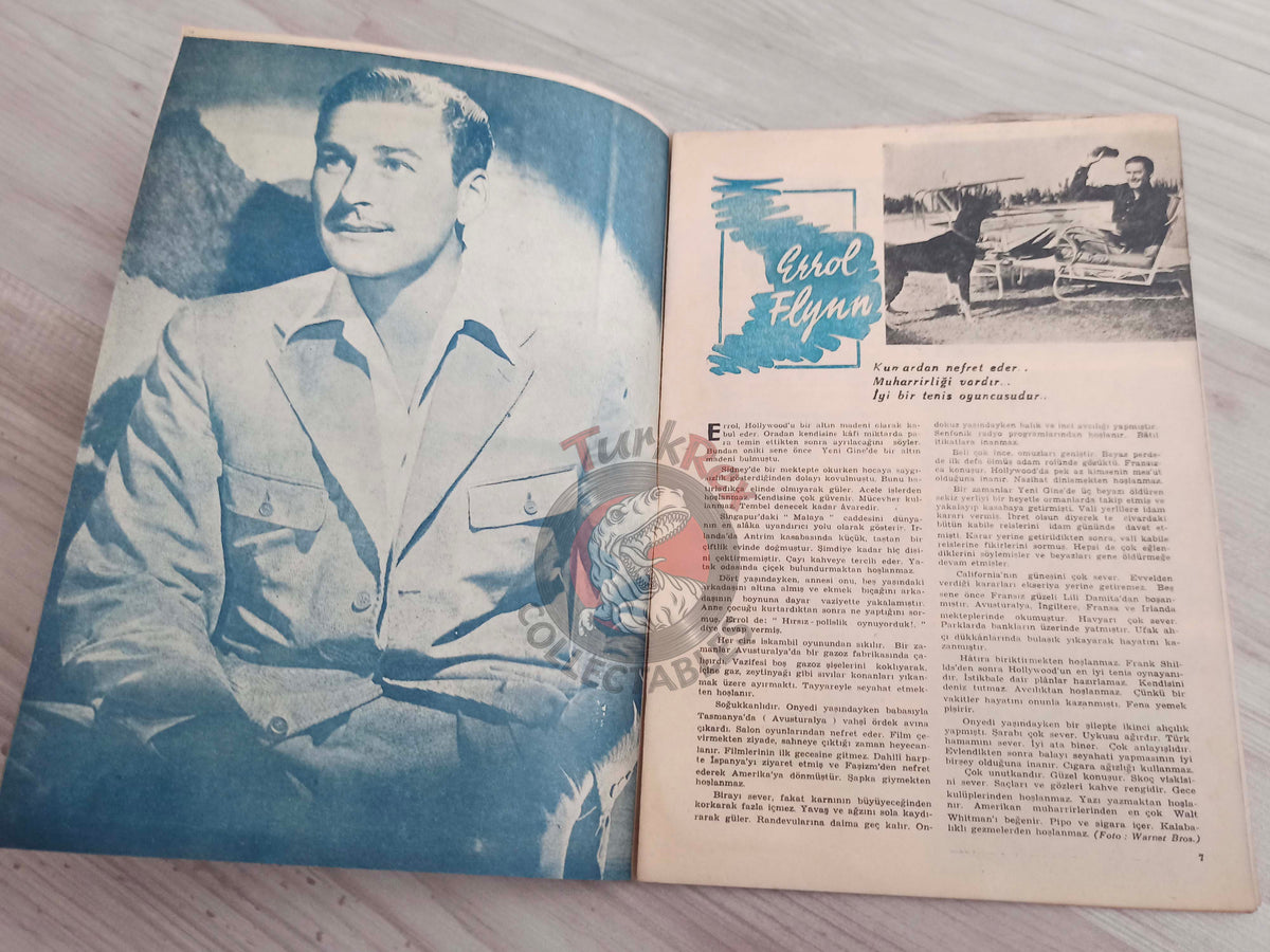 Yıldız 1945 Hedy Lamarr Turkish Mag Turkey Hollywood Shirley Temple Linda Darnell Errol Flynn