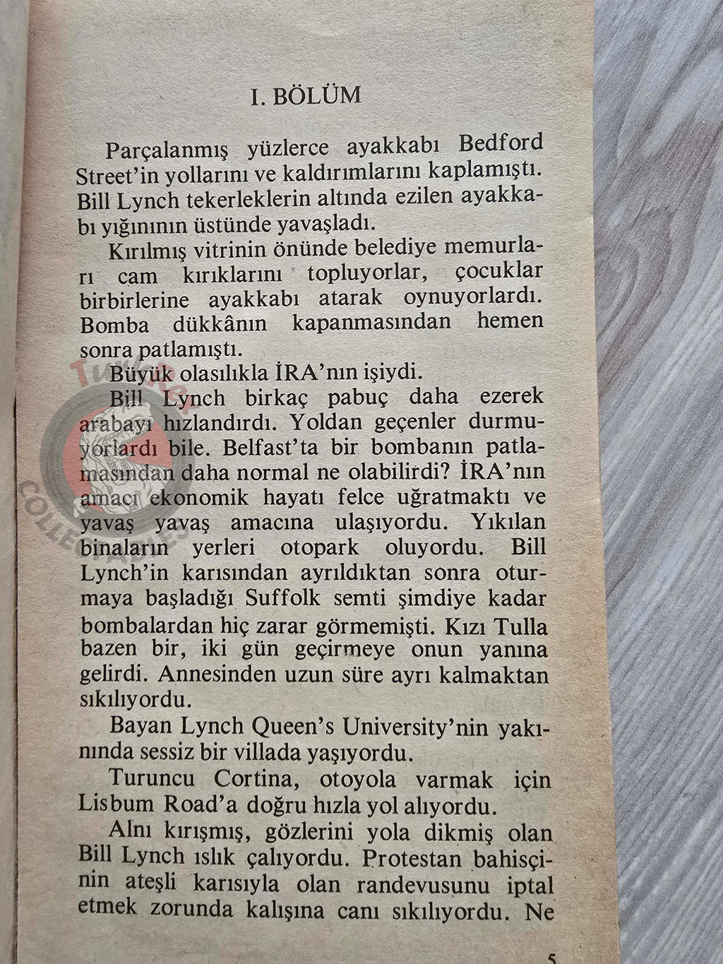 Gerard de Villiers – SAS Furie à Belfast 1985 Turkish Book Turkey