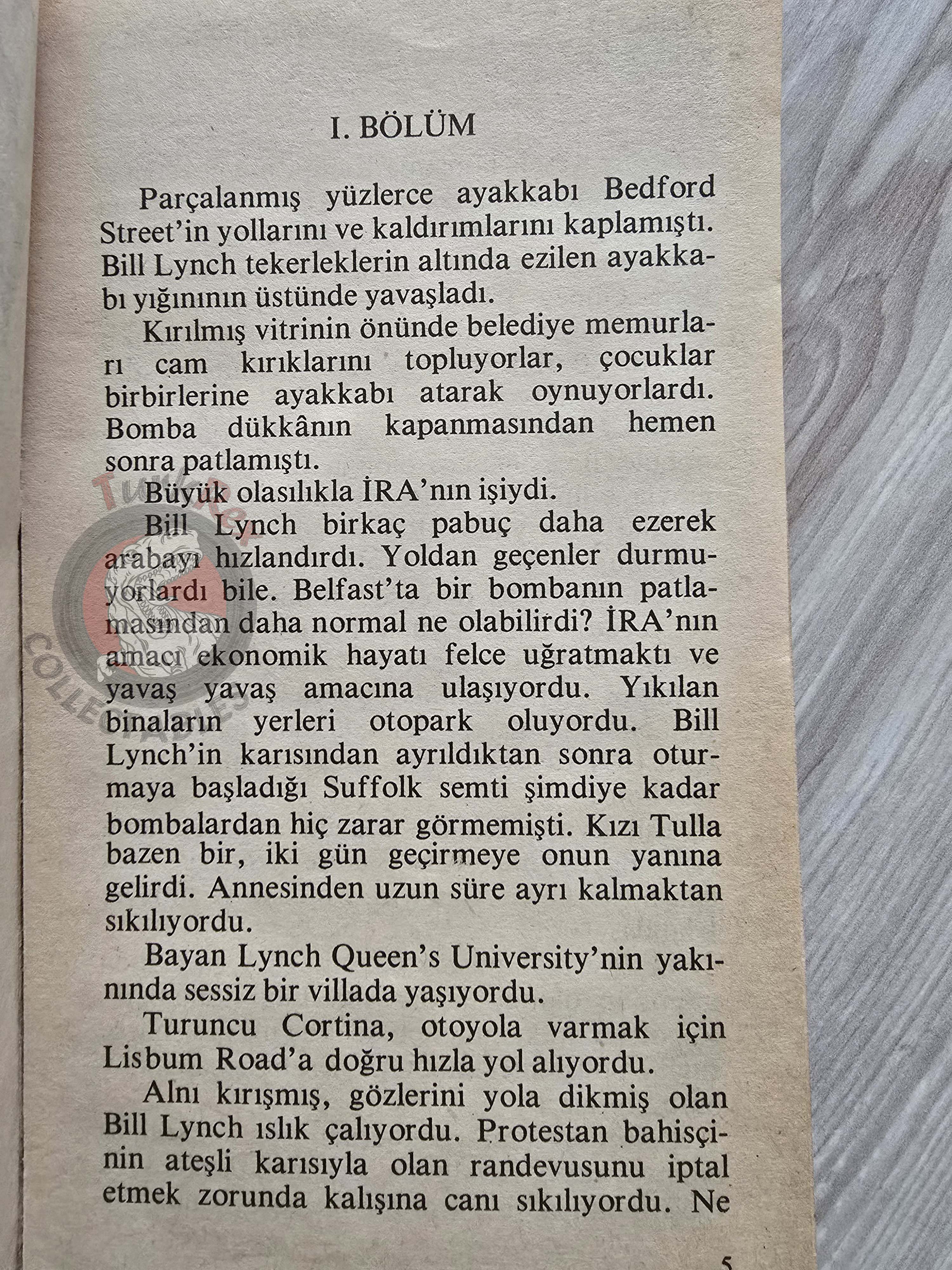 Gerard de Villiers – SAS Furie à Belfast 1985 Turkish Book Turkey