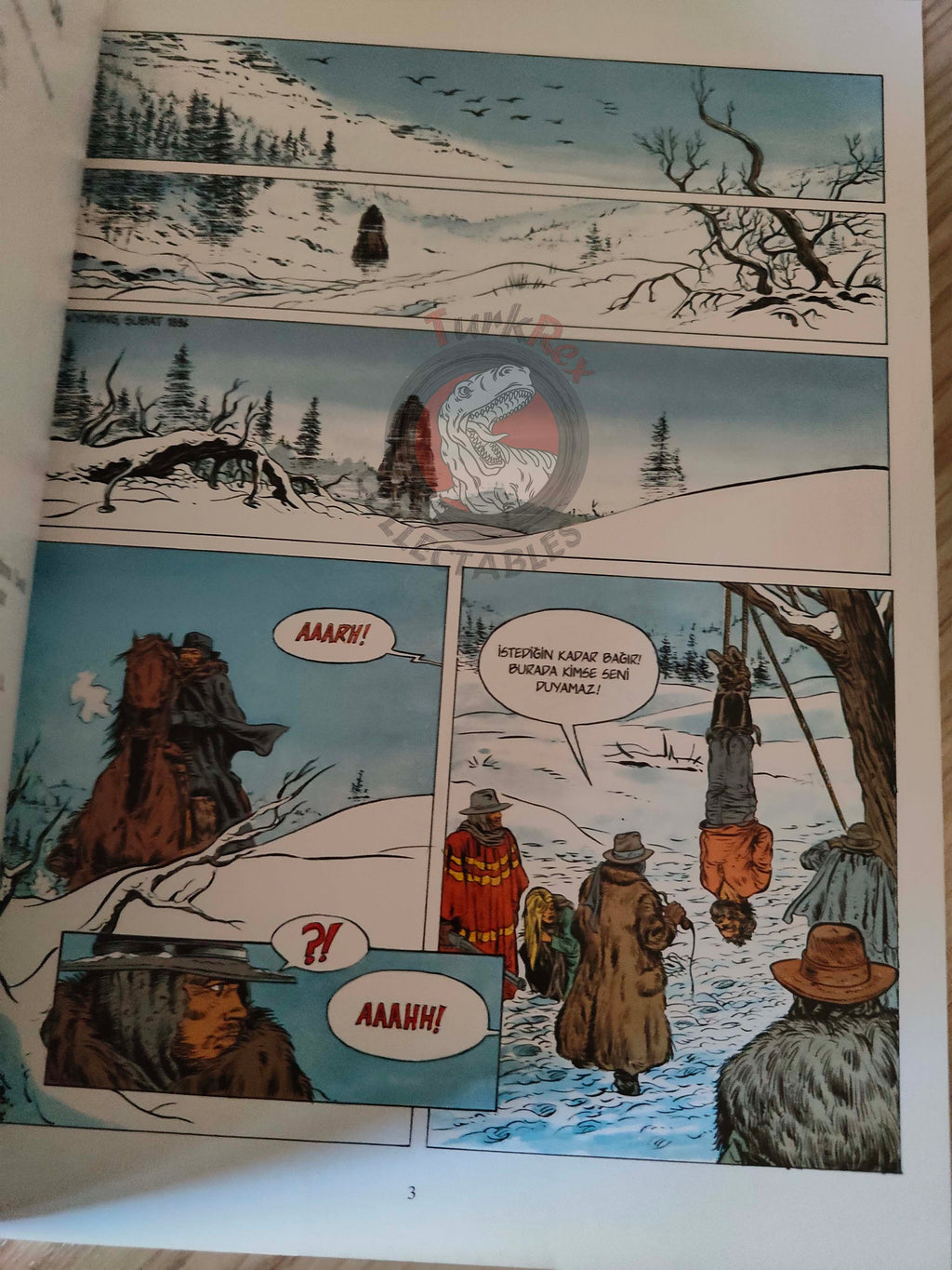 Durango #1 Les Chiens Meurent En Hiver Turkish Comic Turkey Yves Swolfs