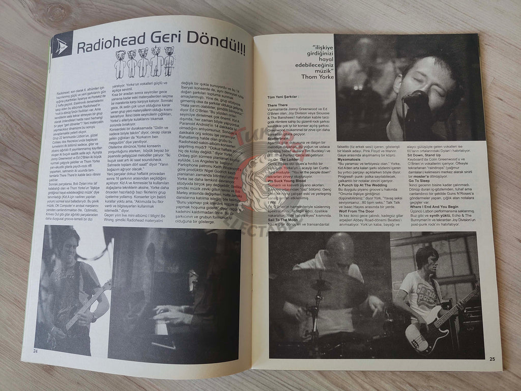 Lull 2002 Radiohead Turkish Mag Turkey Tori Amos Elvis Presley Hooverphonic