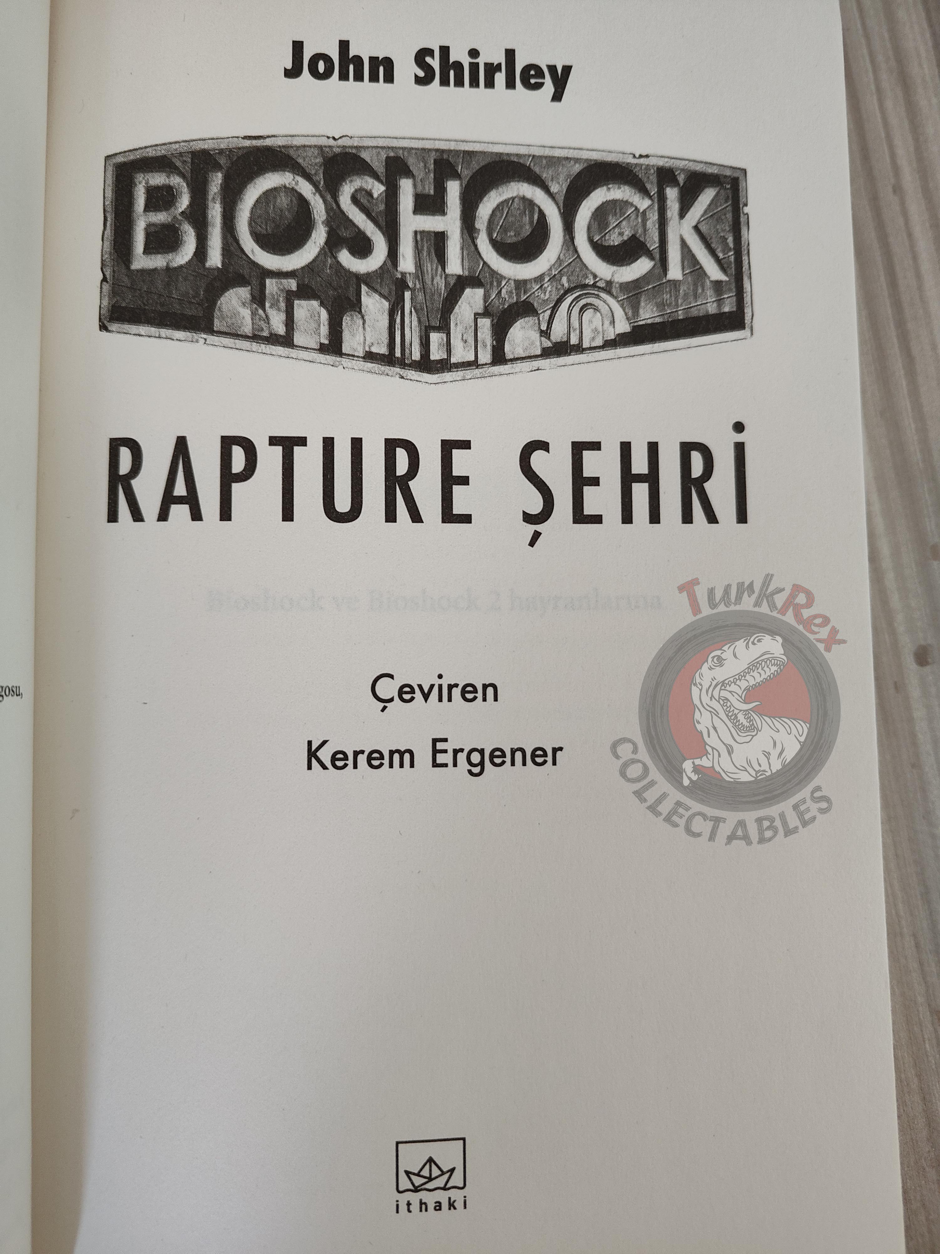 John Shirley – BioShock: Rapture 2020 1st Turkish Book Turkey