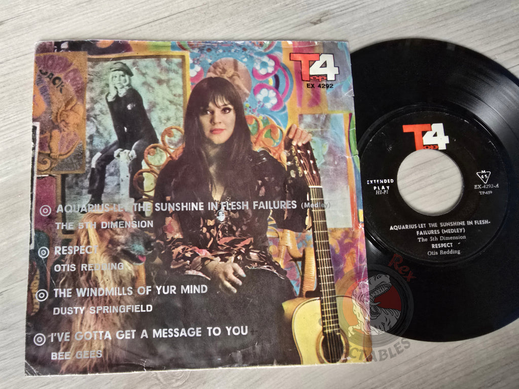 Bee Gees / The Fifth Dimension / Otis Redding / Dusty Springfield 7" Iran Pressing Vinyl Iranian Edition