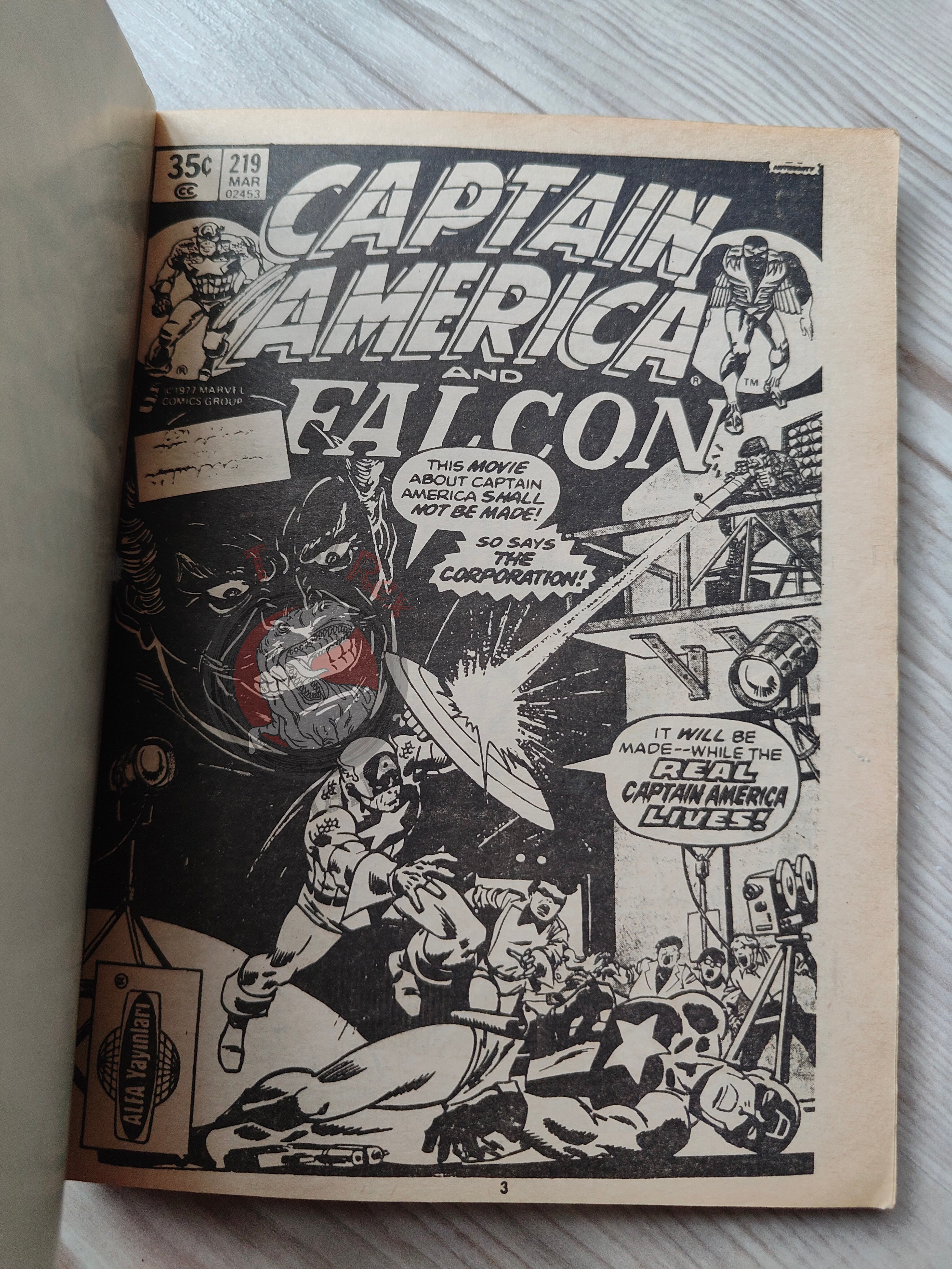 Captain America – Volume 9 1989 Turkish Comic Turkey Falcon