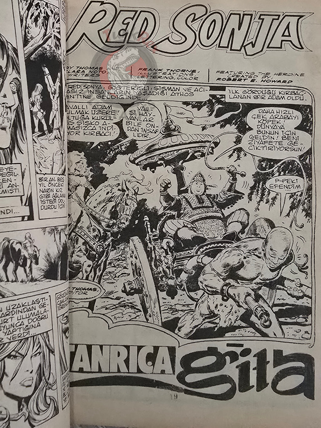 Red Sonja #1 1983 Turkish Comic Turkey Conan the Barbarian #24 #3 #78