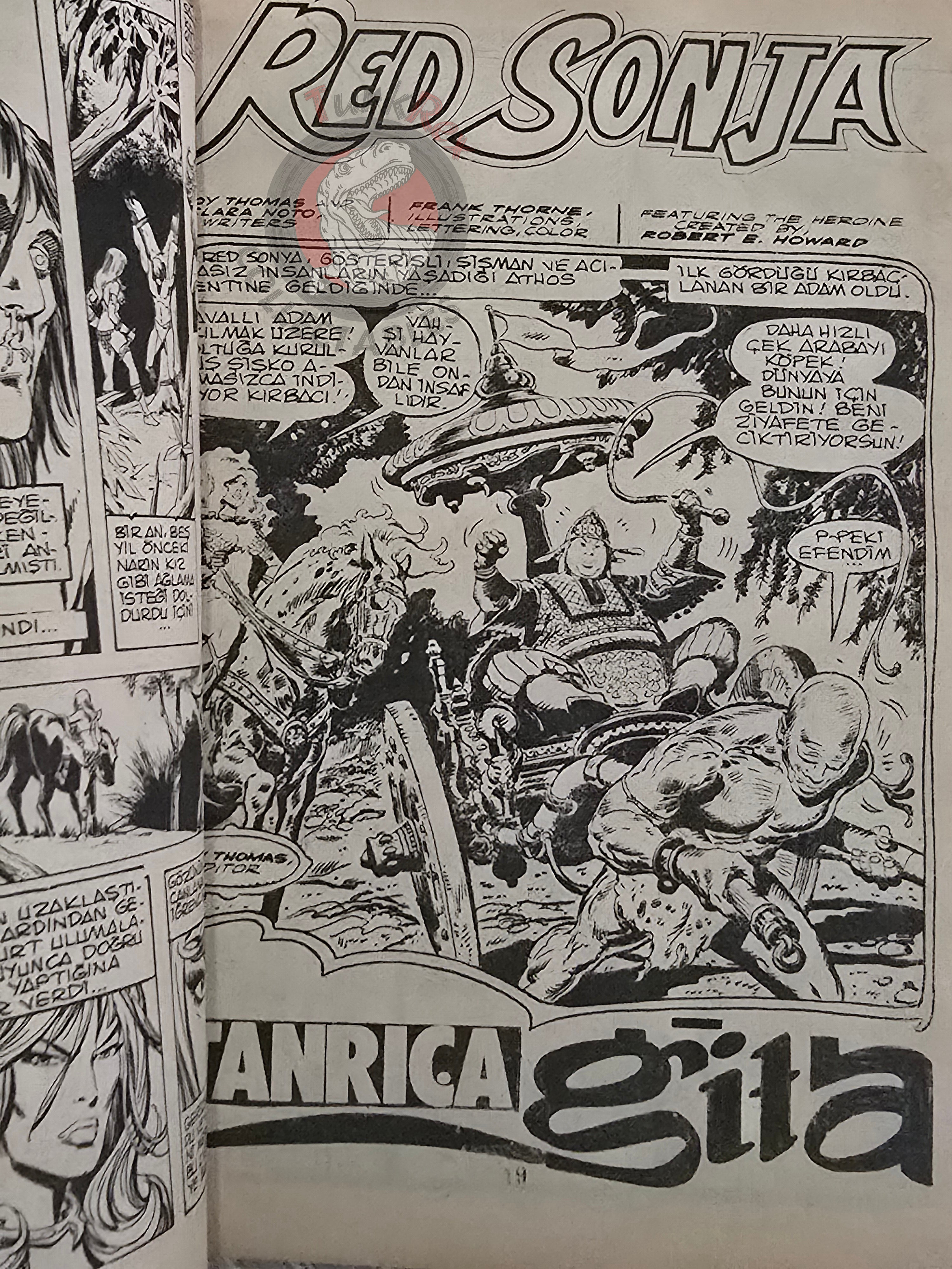 Red Sonja #1 1983 Turkish Comic Turkey Conan the Barbarian #24 #3 #78