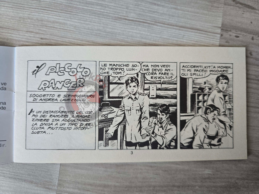 Il Piccolo Ranger Issue #1  Audace 1958 Printed In Turkey Italian Comic Kit Taylor Striscia Prima