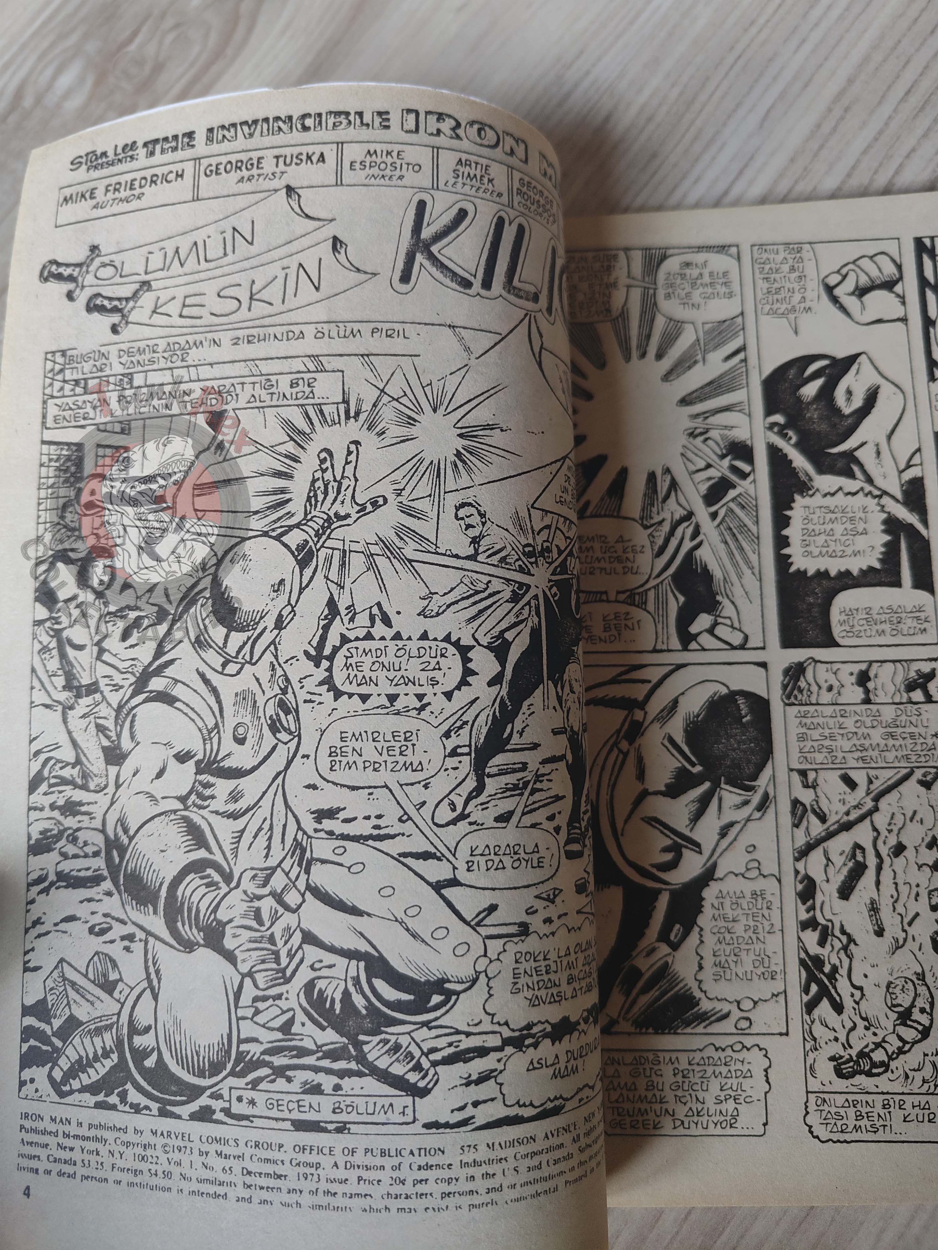Iron Man #4 1988 Turkish Comic Turkey cover #67 inside #65 #66 #67 Crash Thor