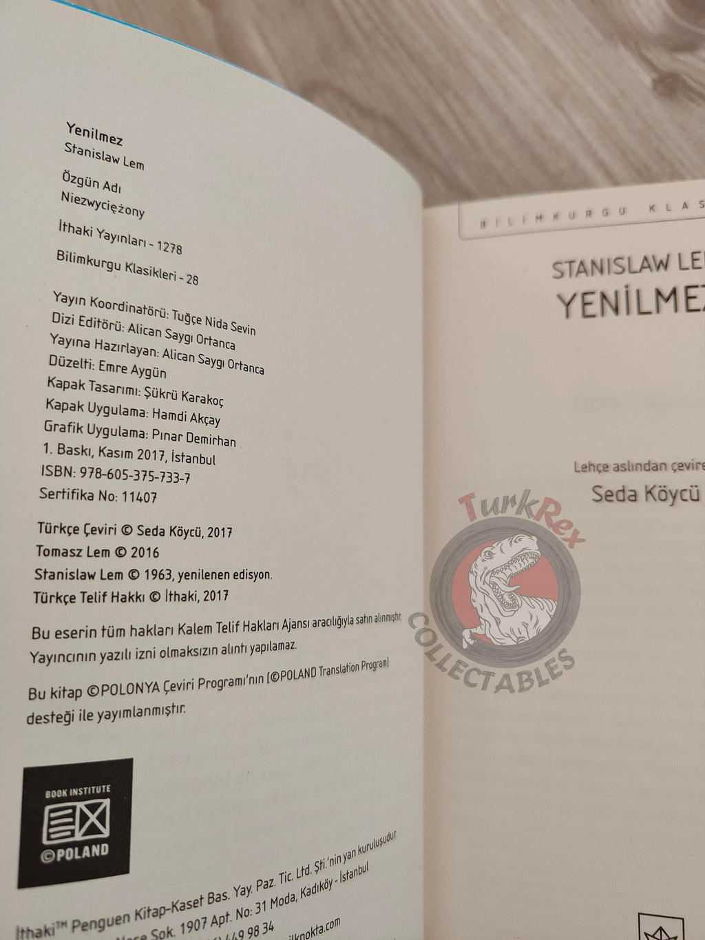 Stanisław Lem – The Invincible 2017 Turkish Book Turkey