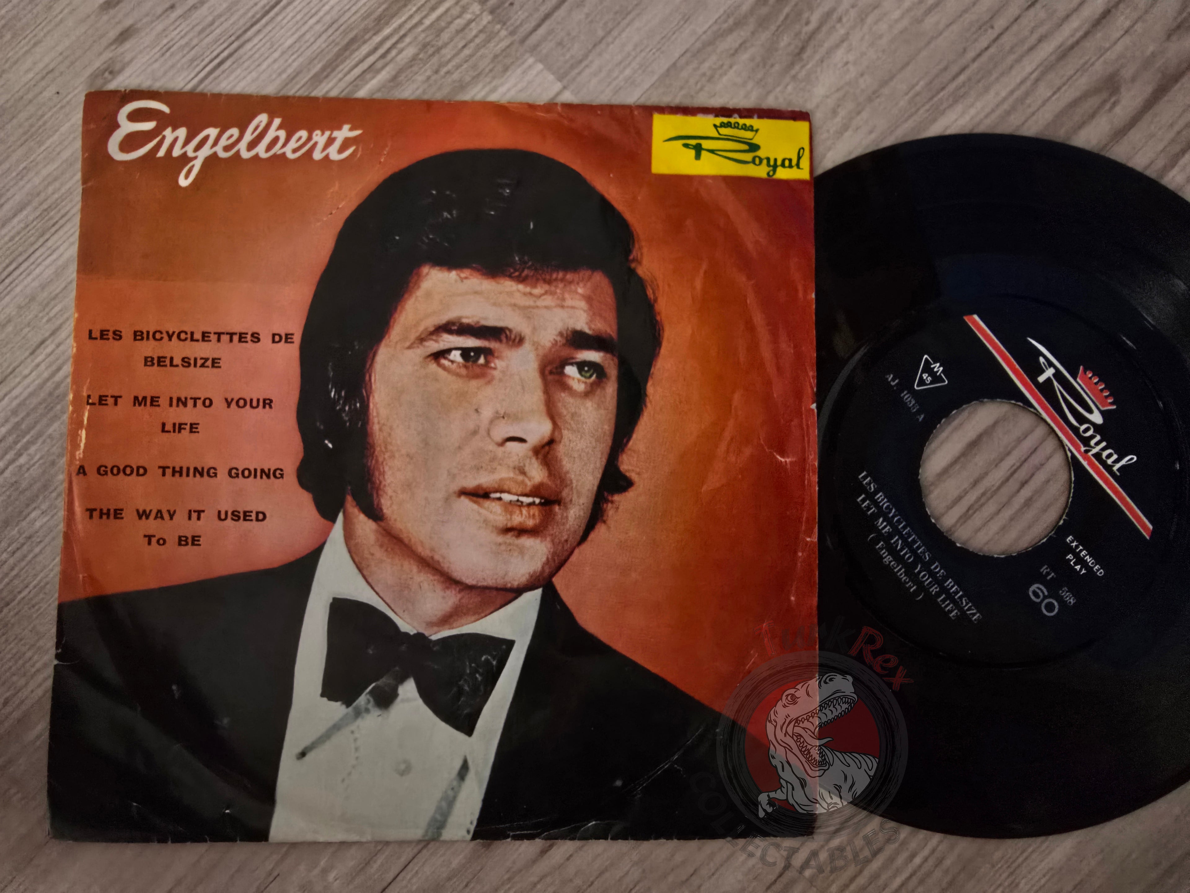 Engelbert Humperdinck – Les Bicyclettes De Belsize 7" Iran Pressing Vinyl Iranian Edition