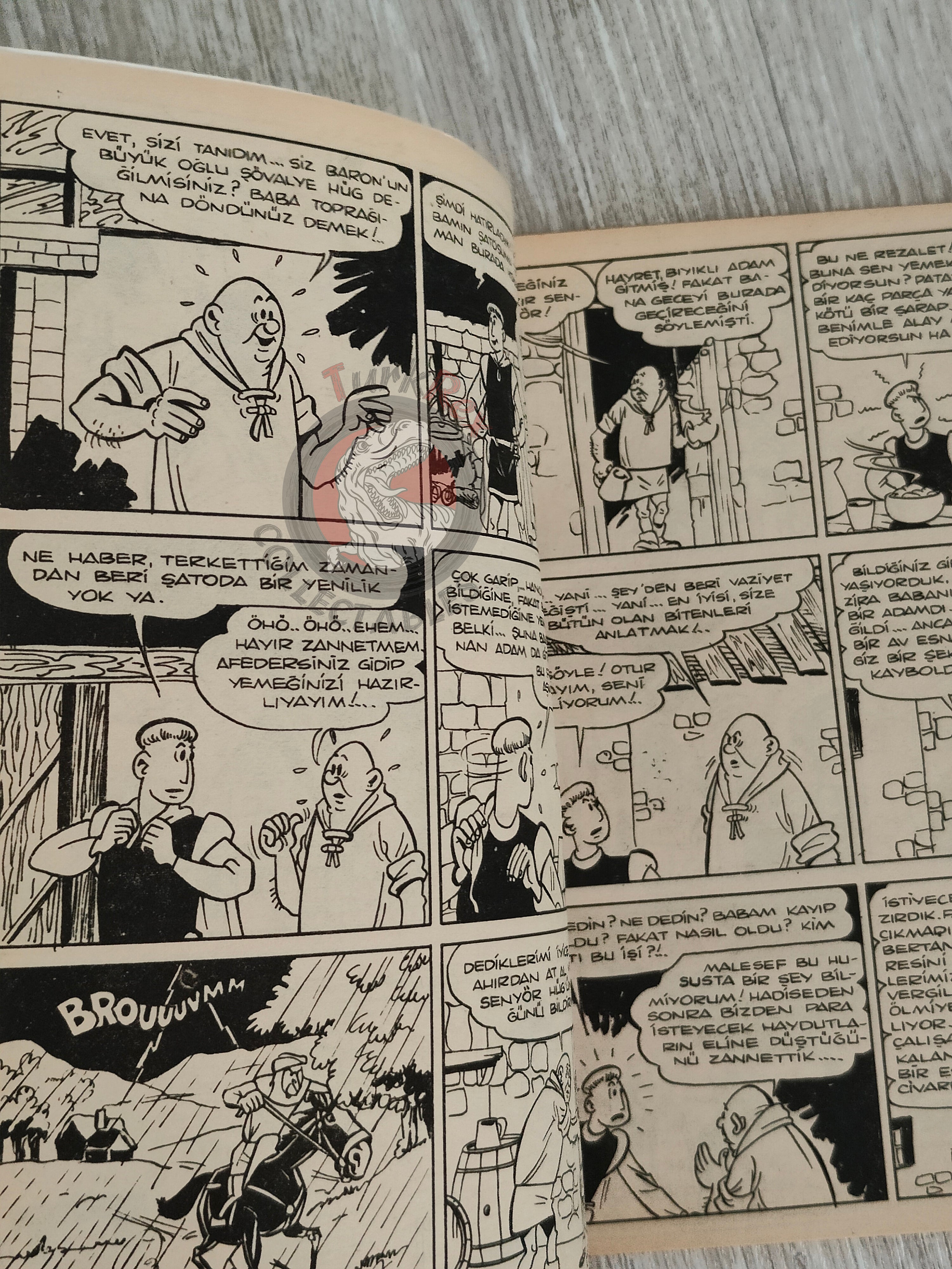 Johan et Pirlouit #2 1984 Turkish Comic Turkey Le Maître de Roucybeuf #2