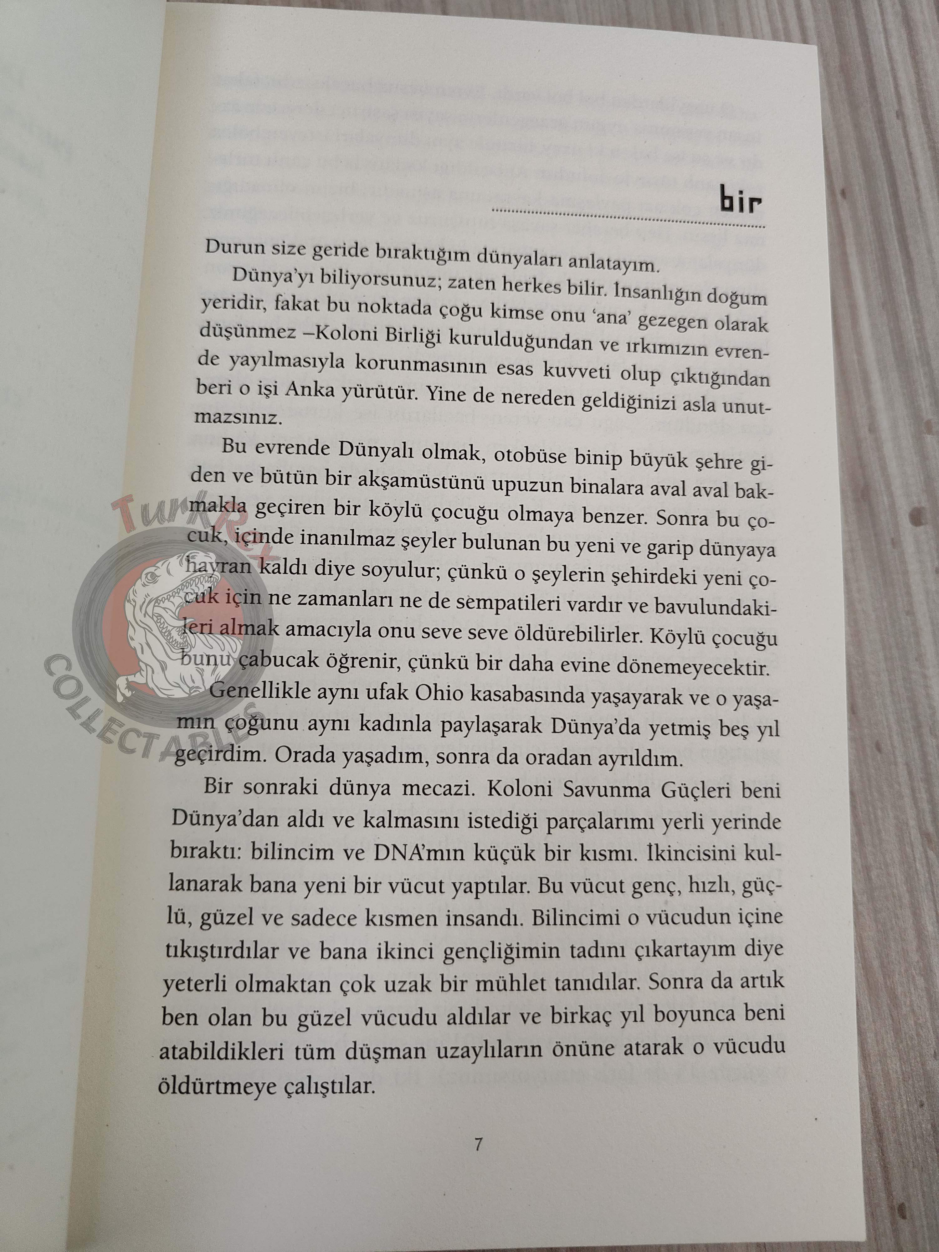 John Scalzi – The Last Colony Turkish Book Turkey Old Man’s War Series