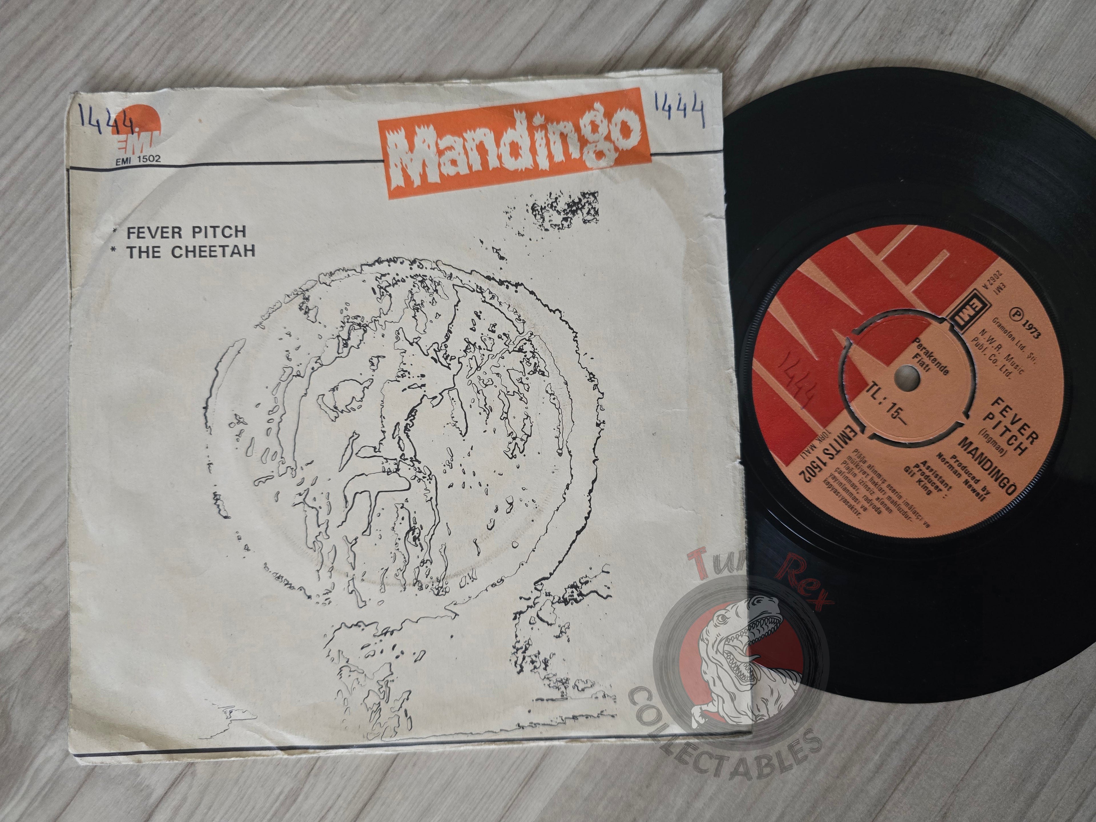 Mandingo – Fever Pitch 7" Turkish Pressing Vinyl Turkey Edition
