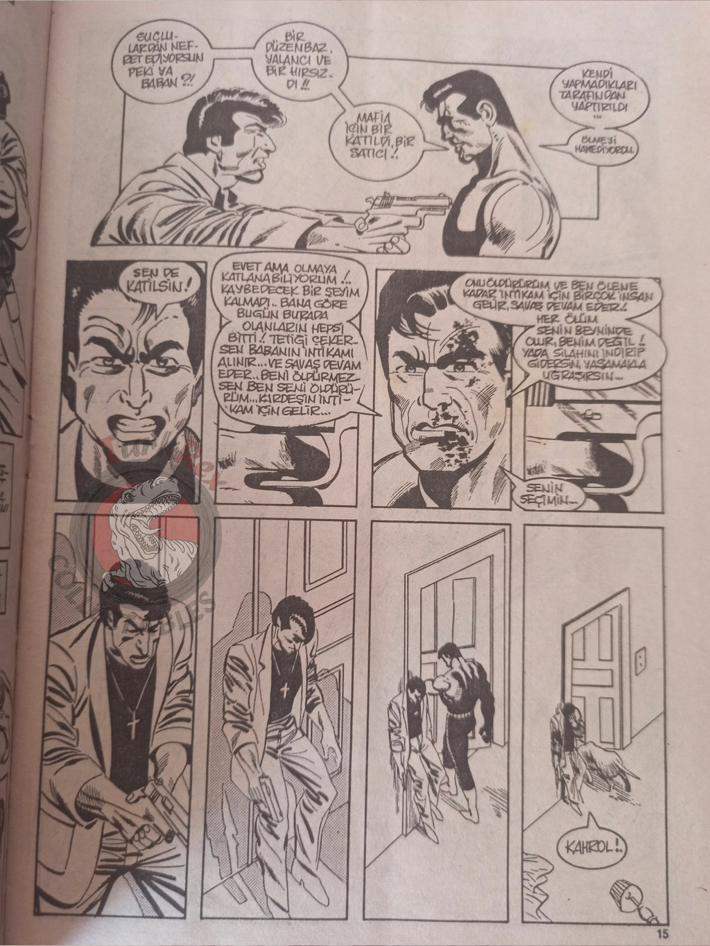 The Punisher #12 1992 Turkish Comic Turkey #5 #17 1986 series Magazine #13