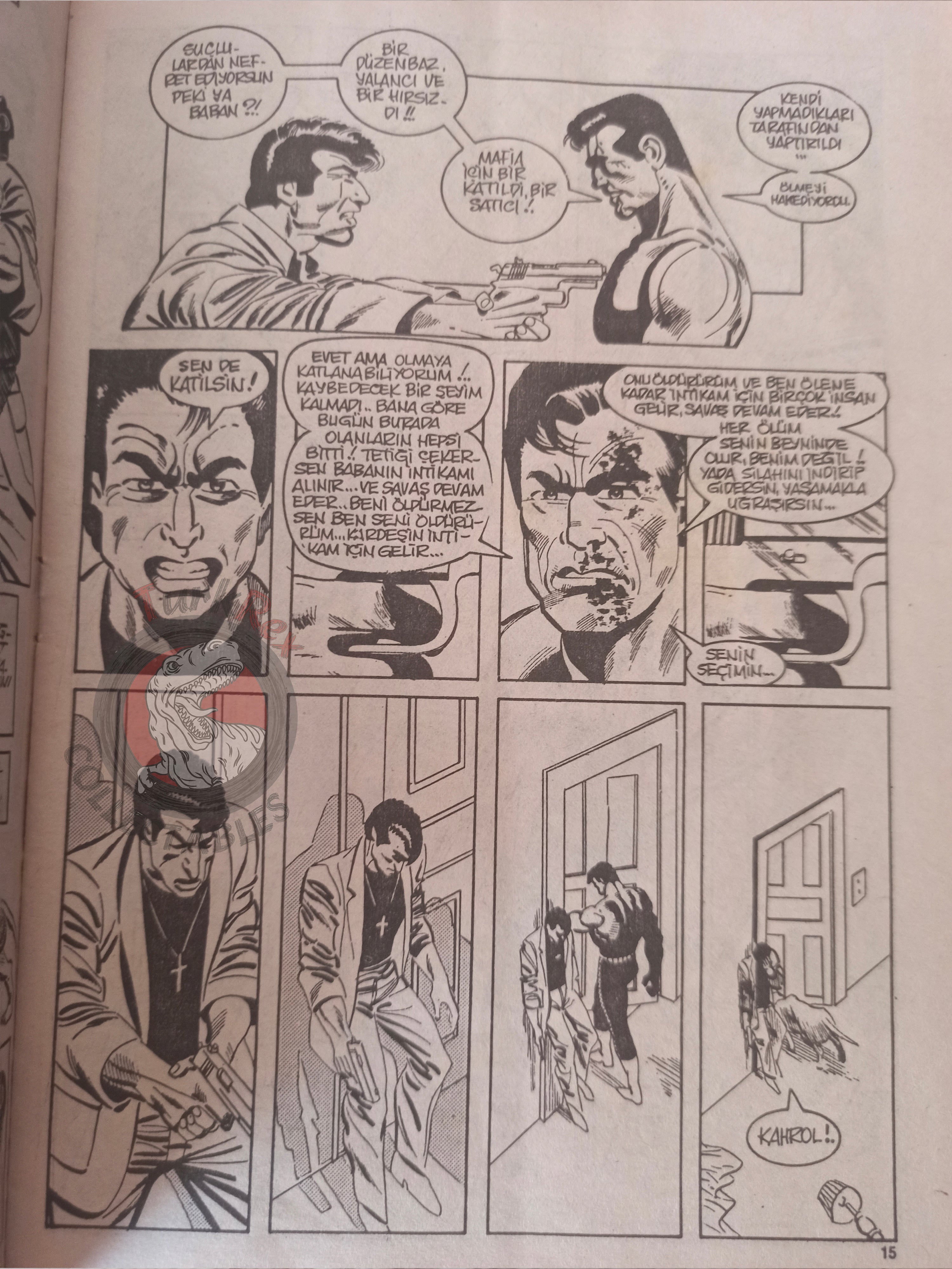 The Punisher #12 1992 Turkish Comic Turkey #5 #17 1986 series Magazine #13