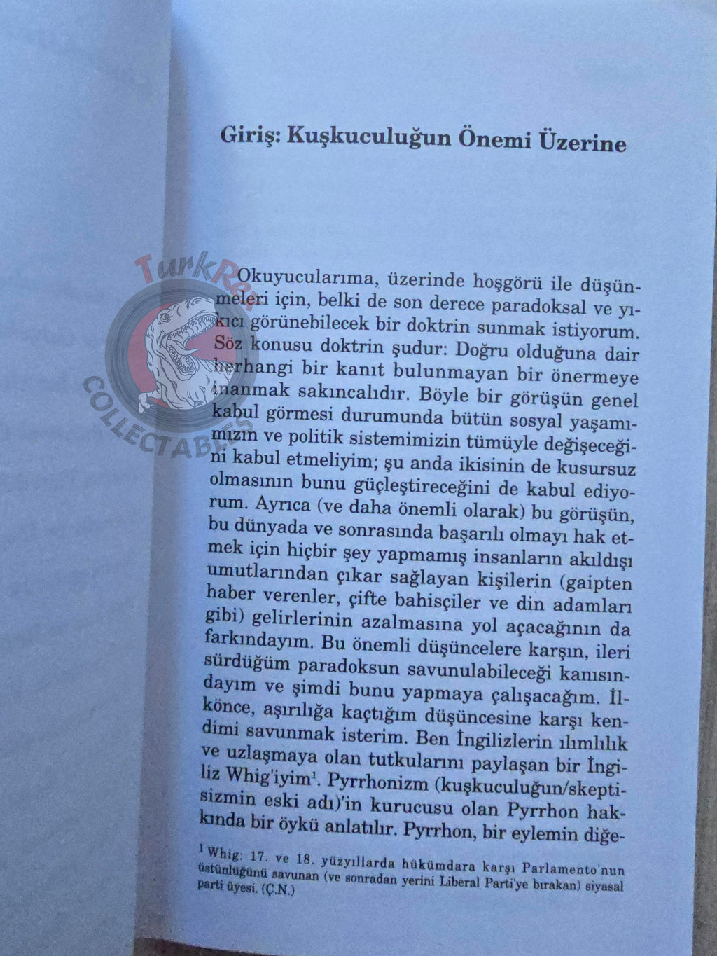 Bertrand Russell – Sceptical Essays 2005 Turkish Book Turkey