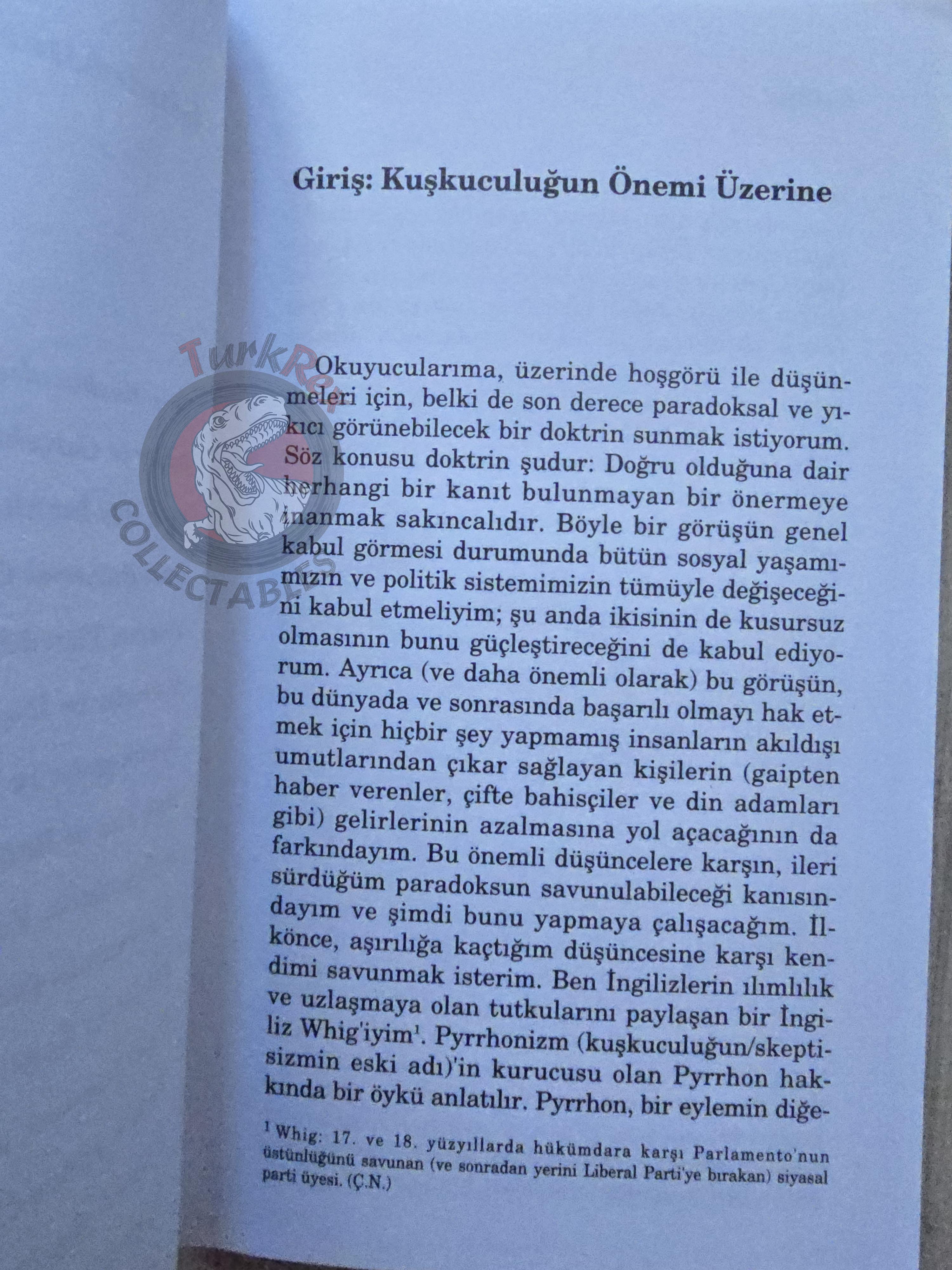 Bertrand Russell – Sceptical Essays 2005 Turkish Book Turkey
