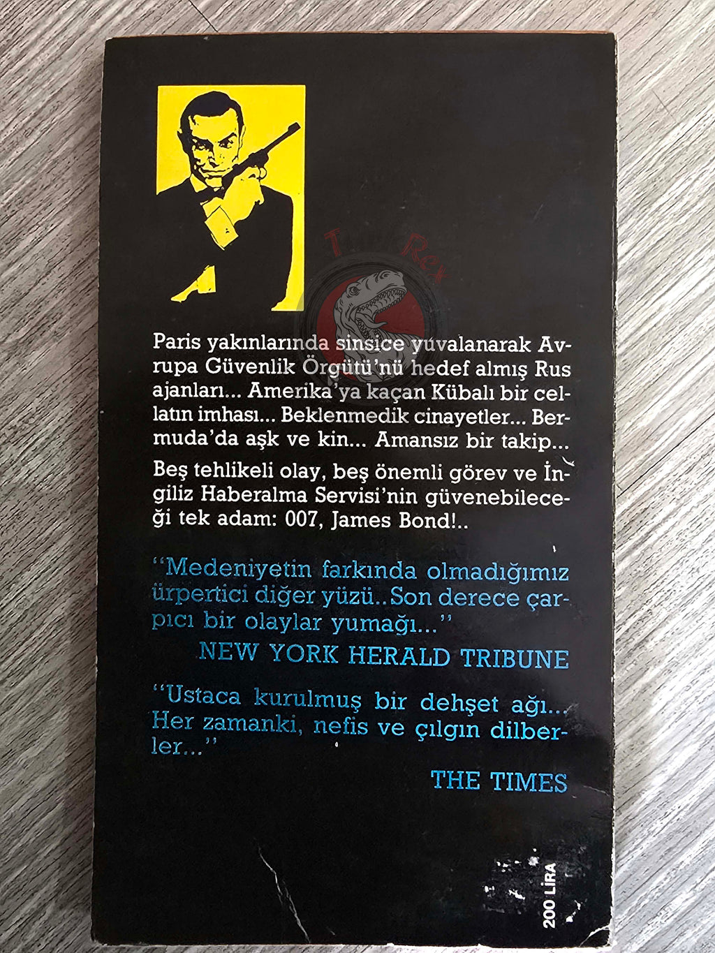 James Bond - For Your Eyes Only 1984 1st Turkish Book Turkey Ian Fleming