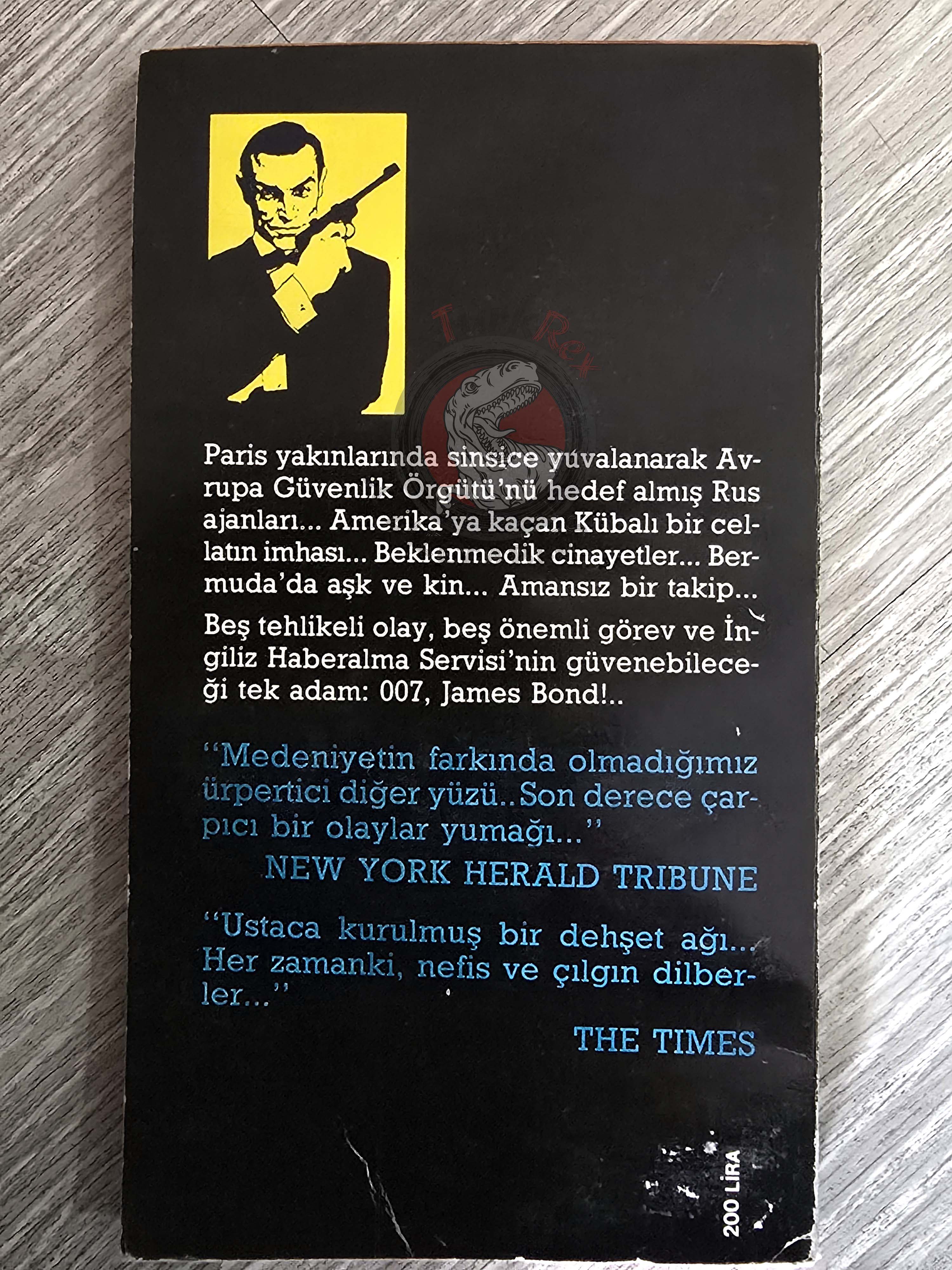 James Bond - For Your Eyes Only 1984 1st Turkish Book Turkey Ian Fleming
