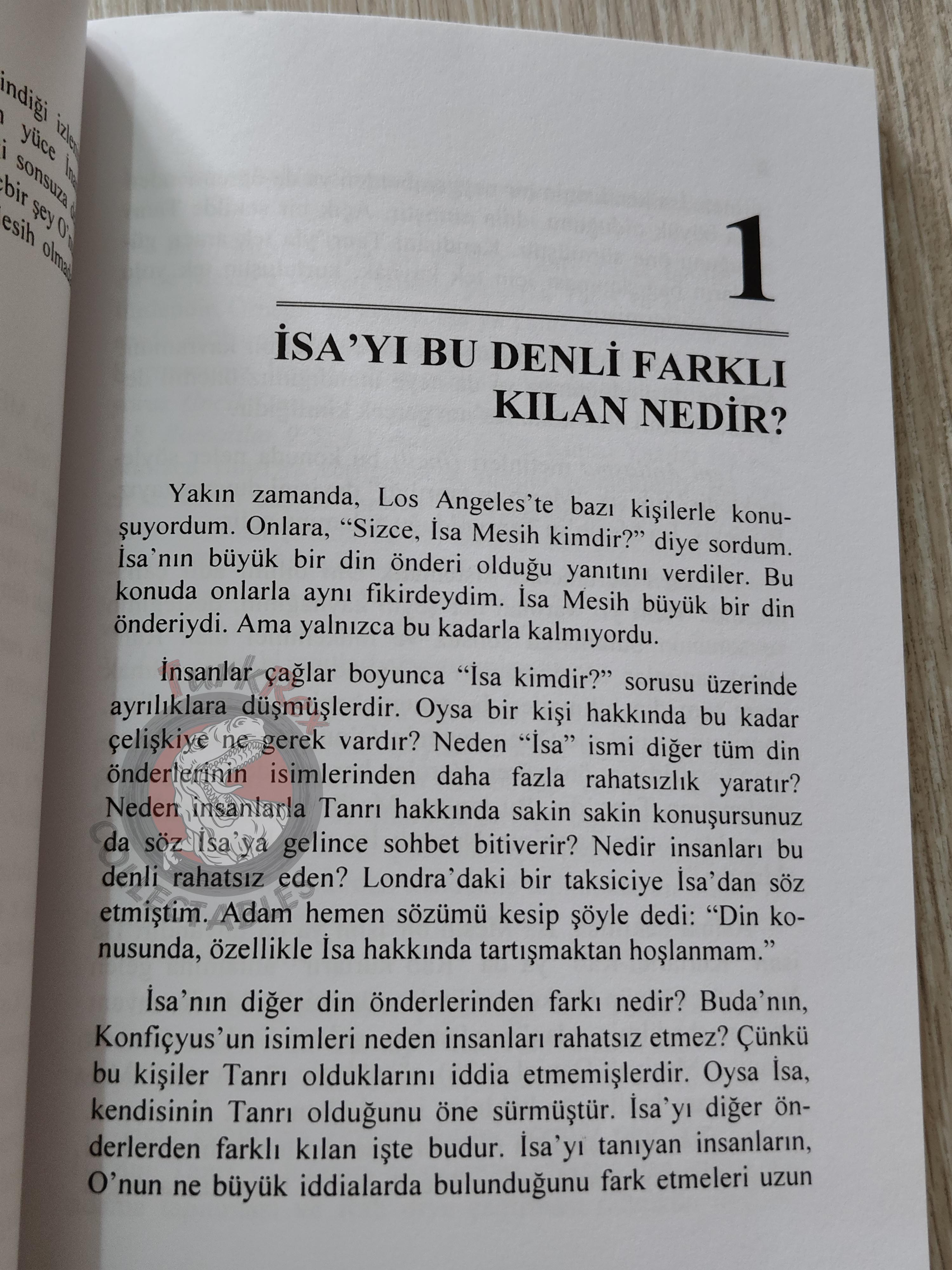 Josh McDowell – More Than a Carpenter 2002 Turkish Book Turkey