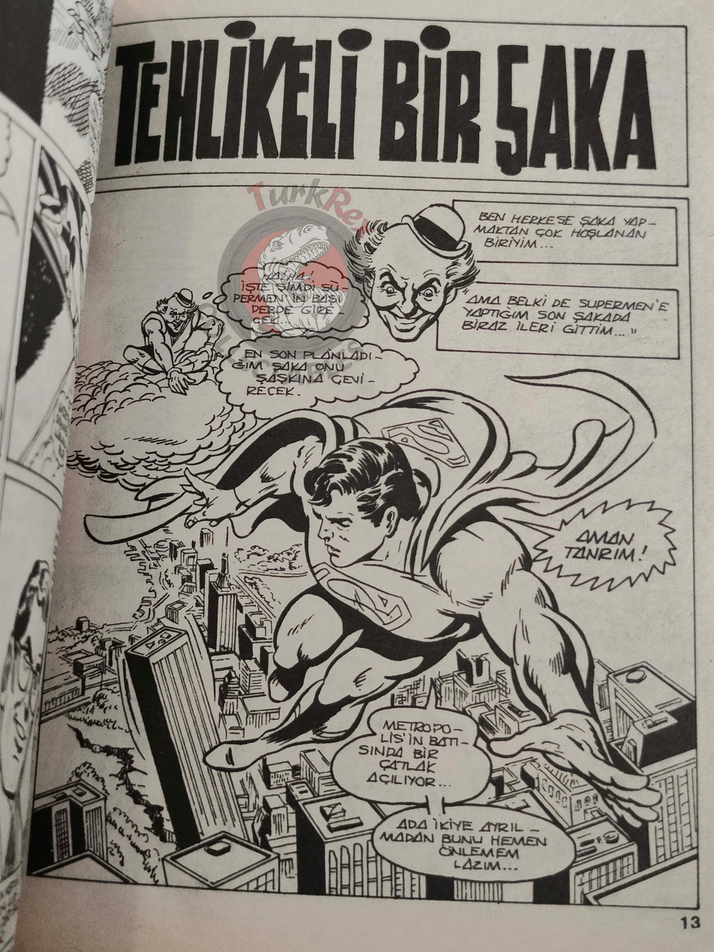 Superman Vol #24 1991 Turkish Comic Turkey #406 #407 Batman Detective Comics #410