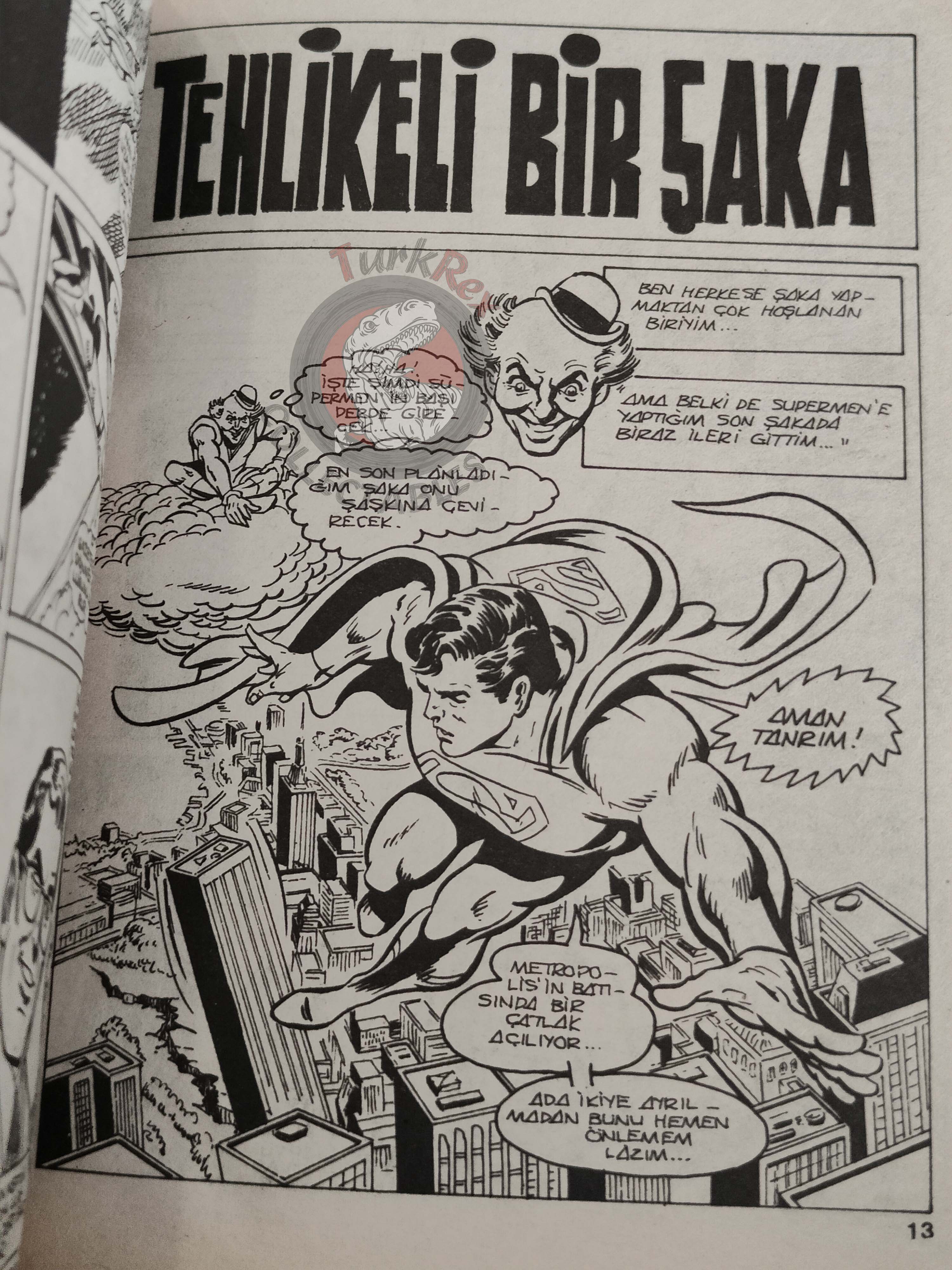 Superman Vol #24 1991 Turkish Comic Turkey #406 #407 Batman Detective Comics #410