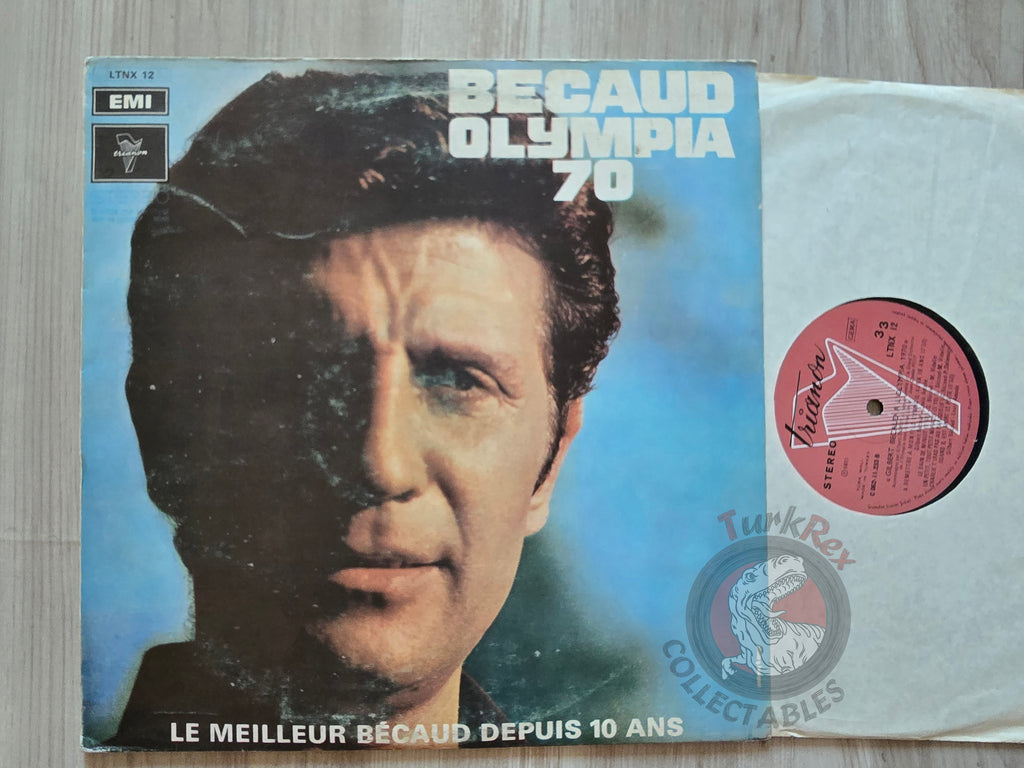 Gilbert Bécaud – Gilbert Bécaud A L'Olympia 1970 Turkish Pressing Vinyl Turkey Edition