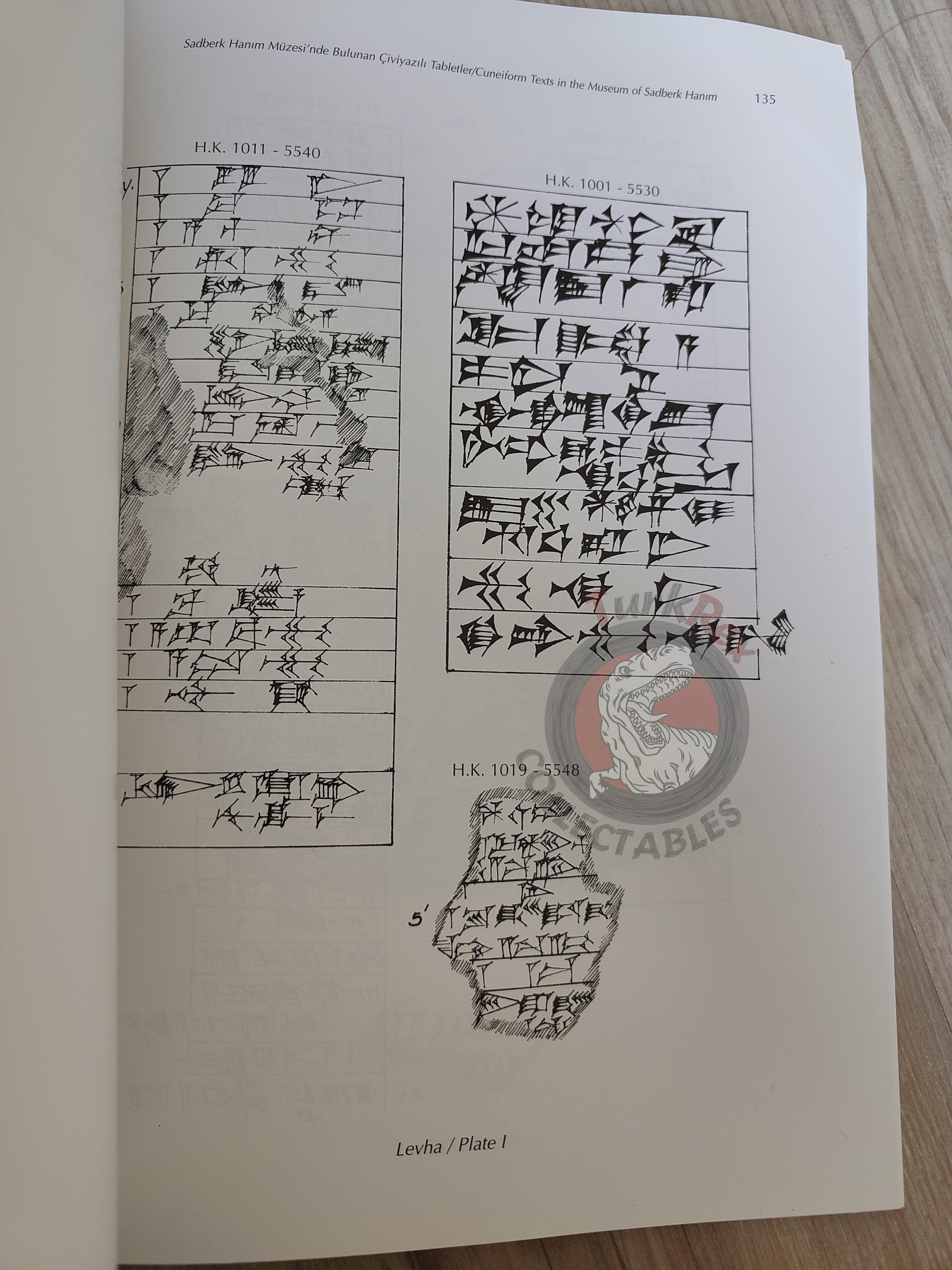 Cuneiform Texts in the Sadberk Hanım Museum 1999 Turkish Book Turkey Assyriology Hittitology