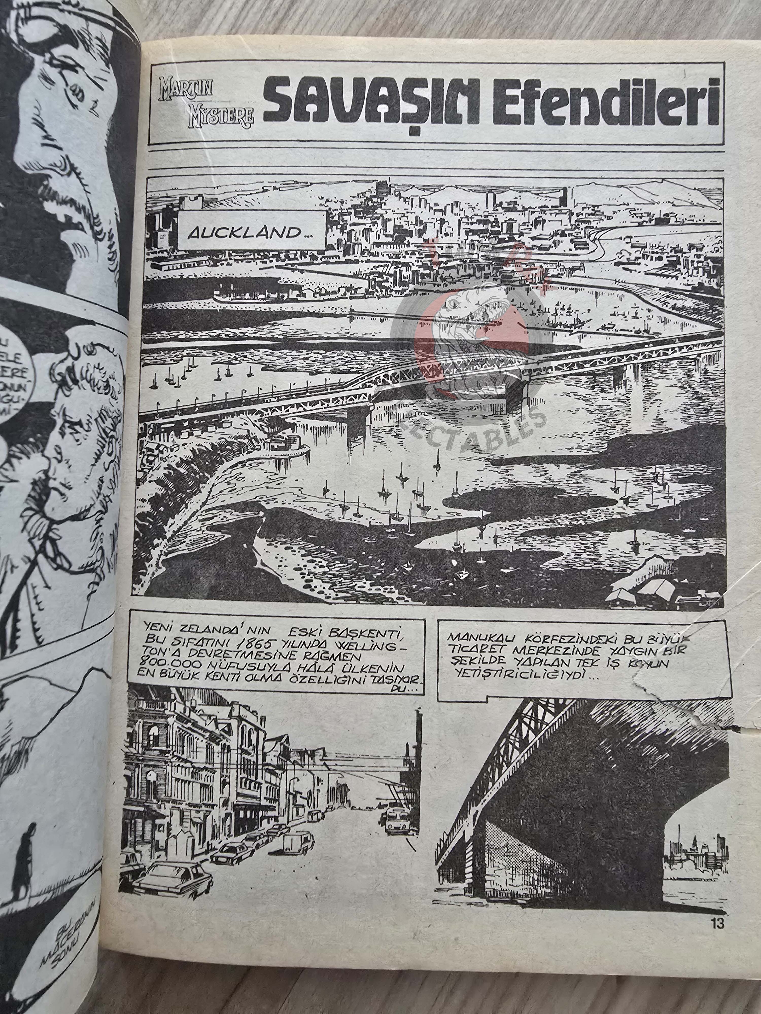 Martin Mystère #26 Il Presagio 80s Turkish Comic Turkey #66 #68