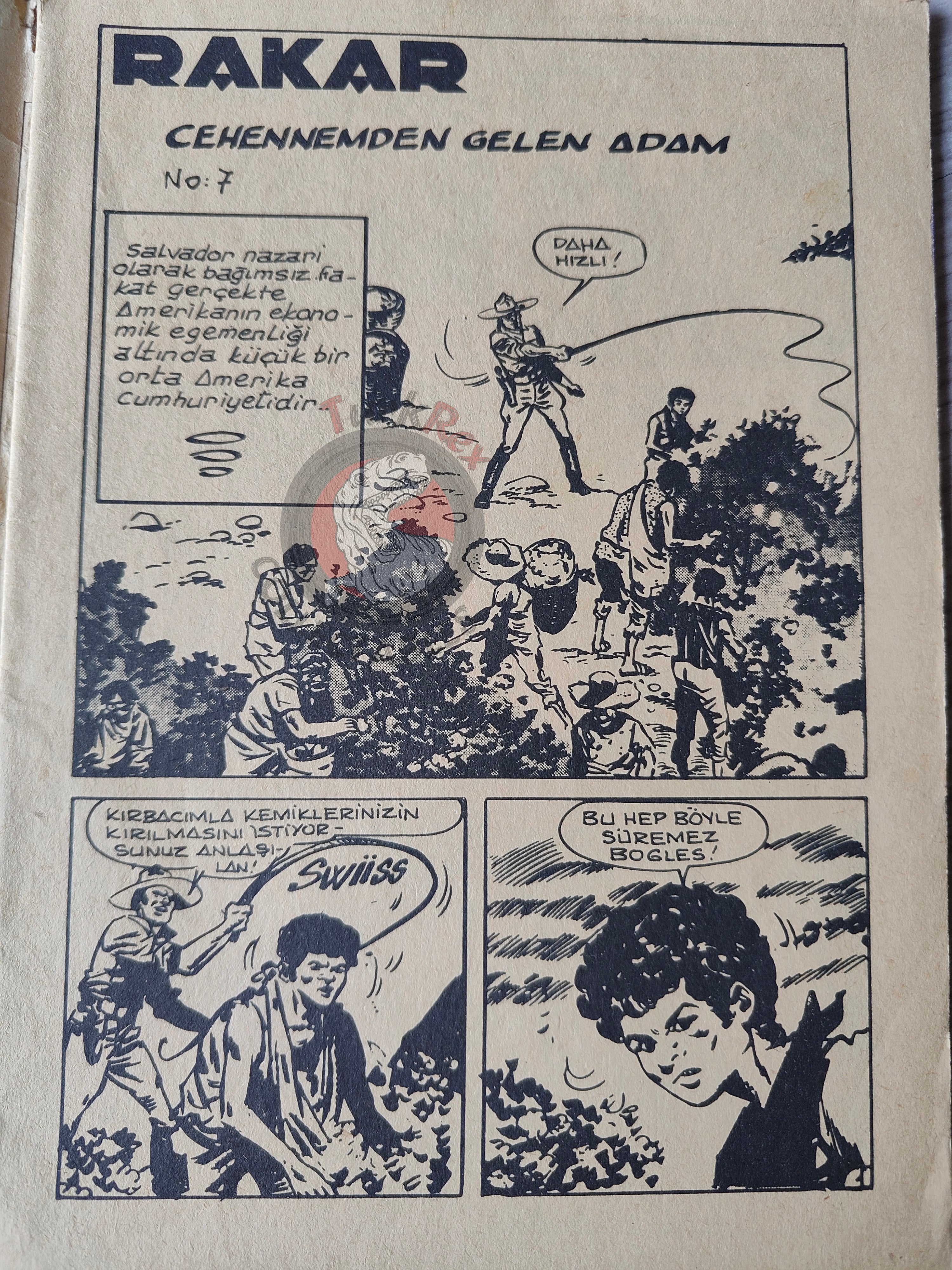 Rakar #7 1974 Turkish Comic Turkey Marcel Navarro Franco Frescura