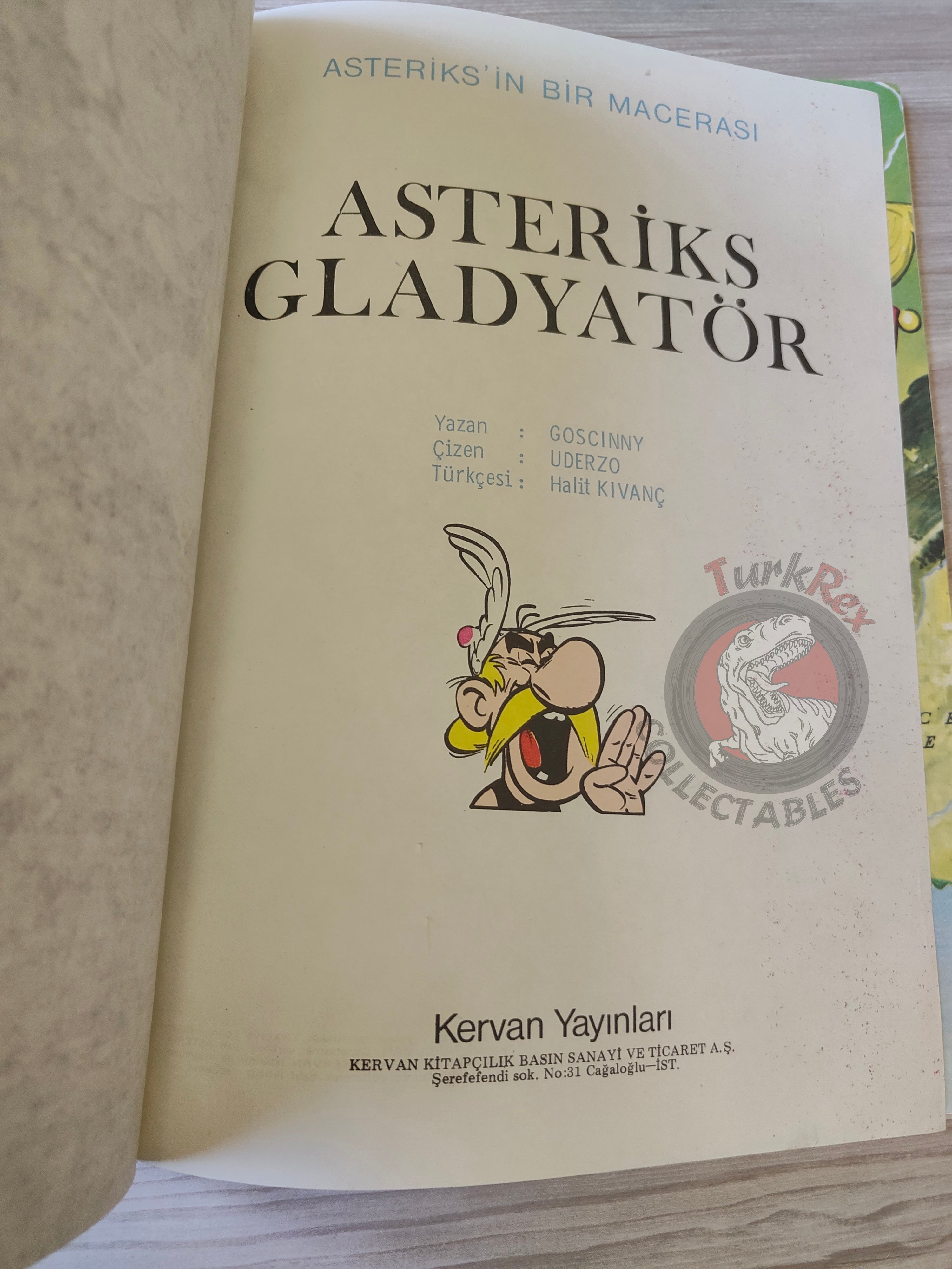 Asterix – Asterix the Gladiator 1973 Turkish Edition Comic Turkey