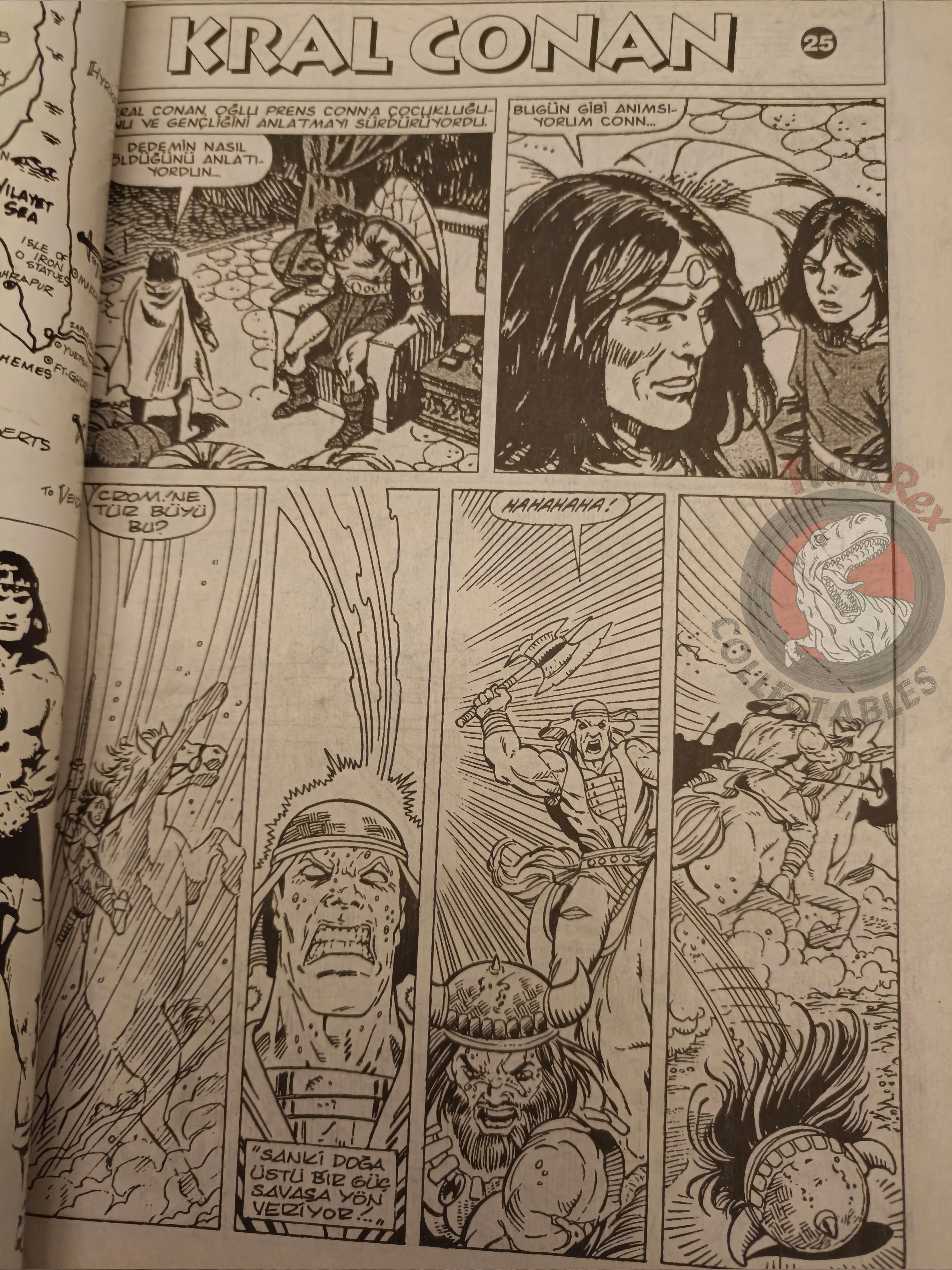 Kral Conan #25 The Barbarian #235 #238 Turkish Comic Turkey SSOC #100
