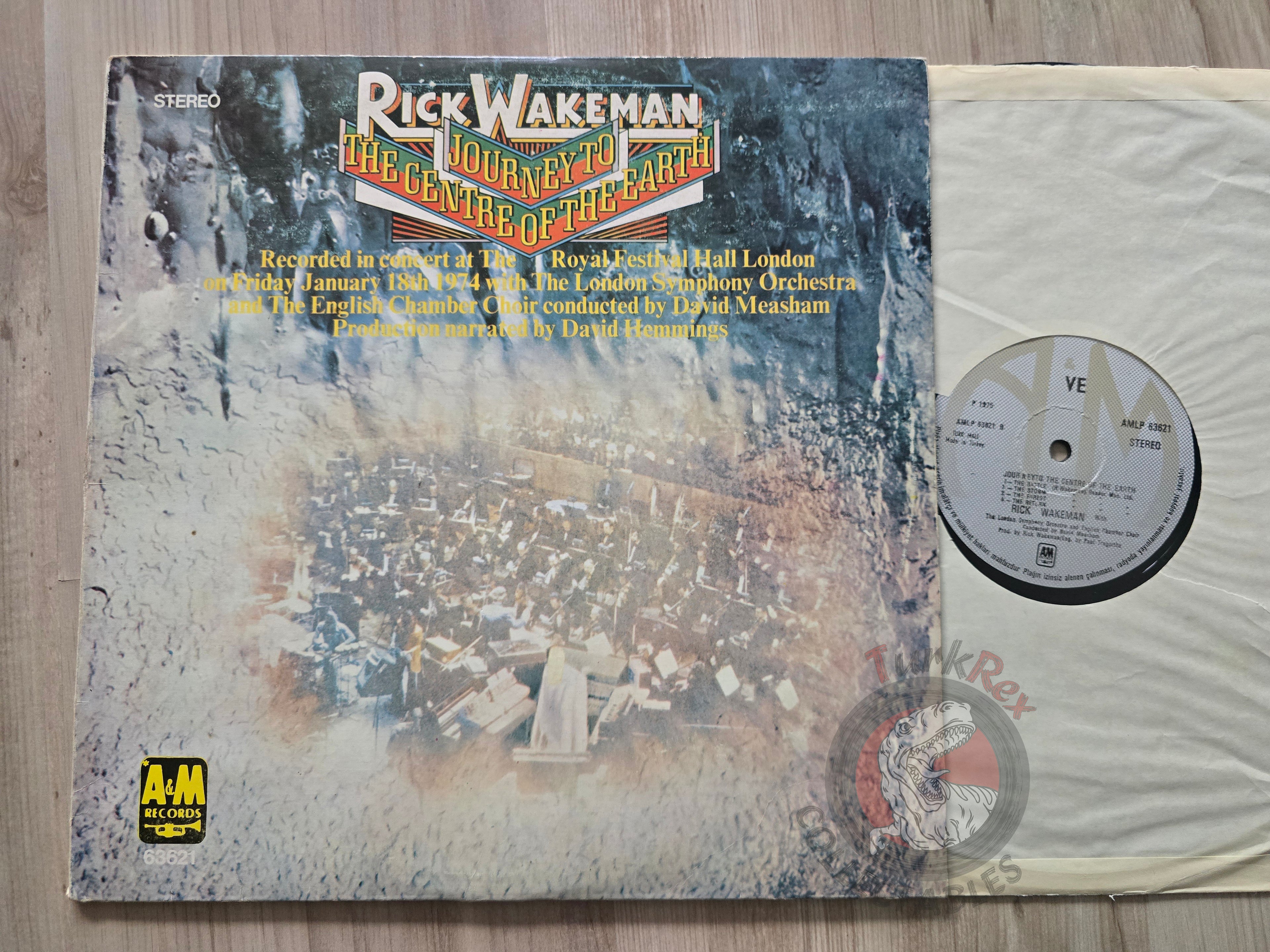 Rick Wakeman – Journey To The Centre Of The Earth Turkish Pressing Vinyl Turkey Edition