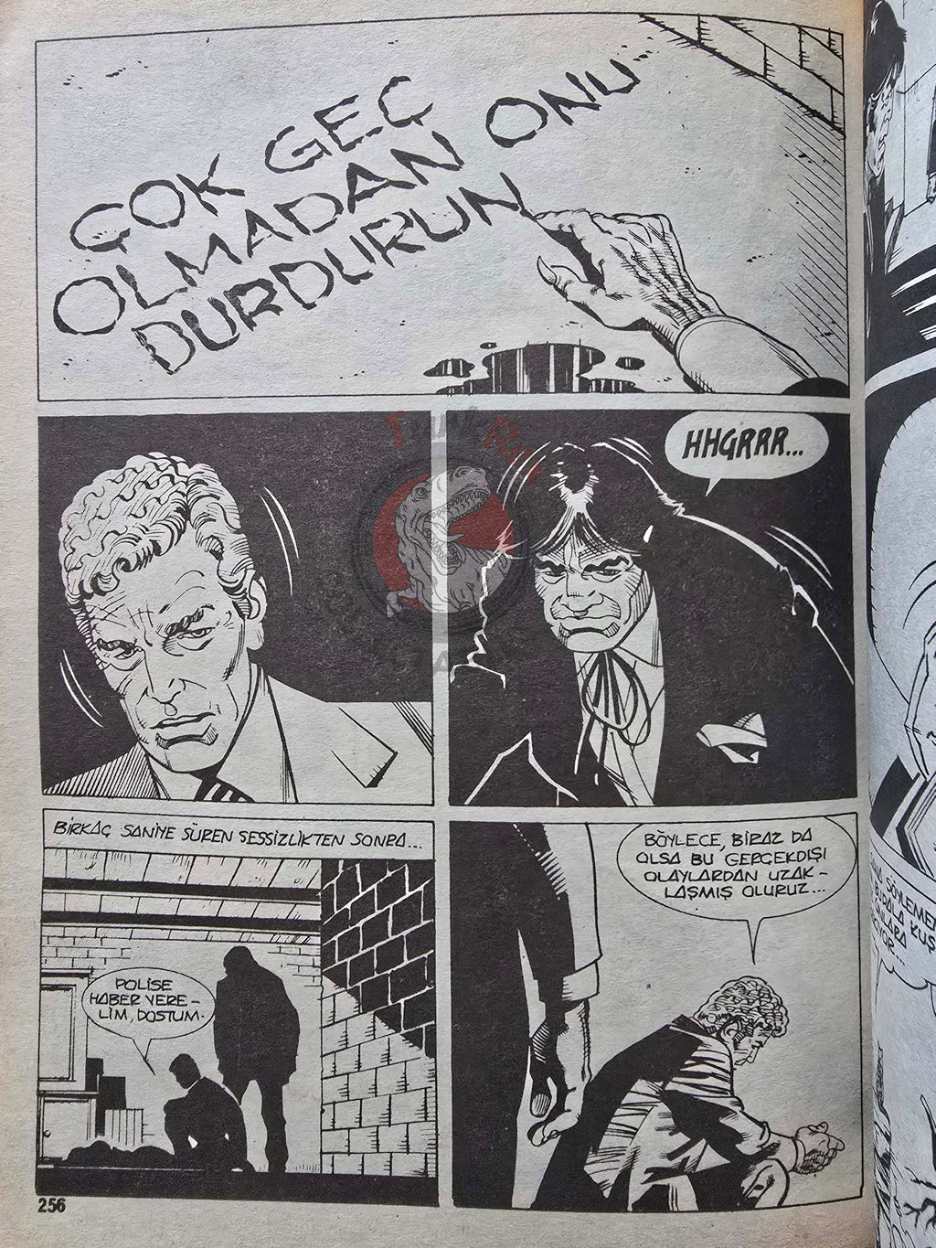 Martin Mystère #10 Viaggio nel Futuro 80s Turkish Comic Turkey #24