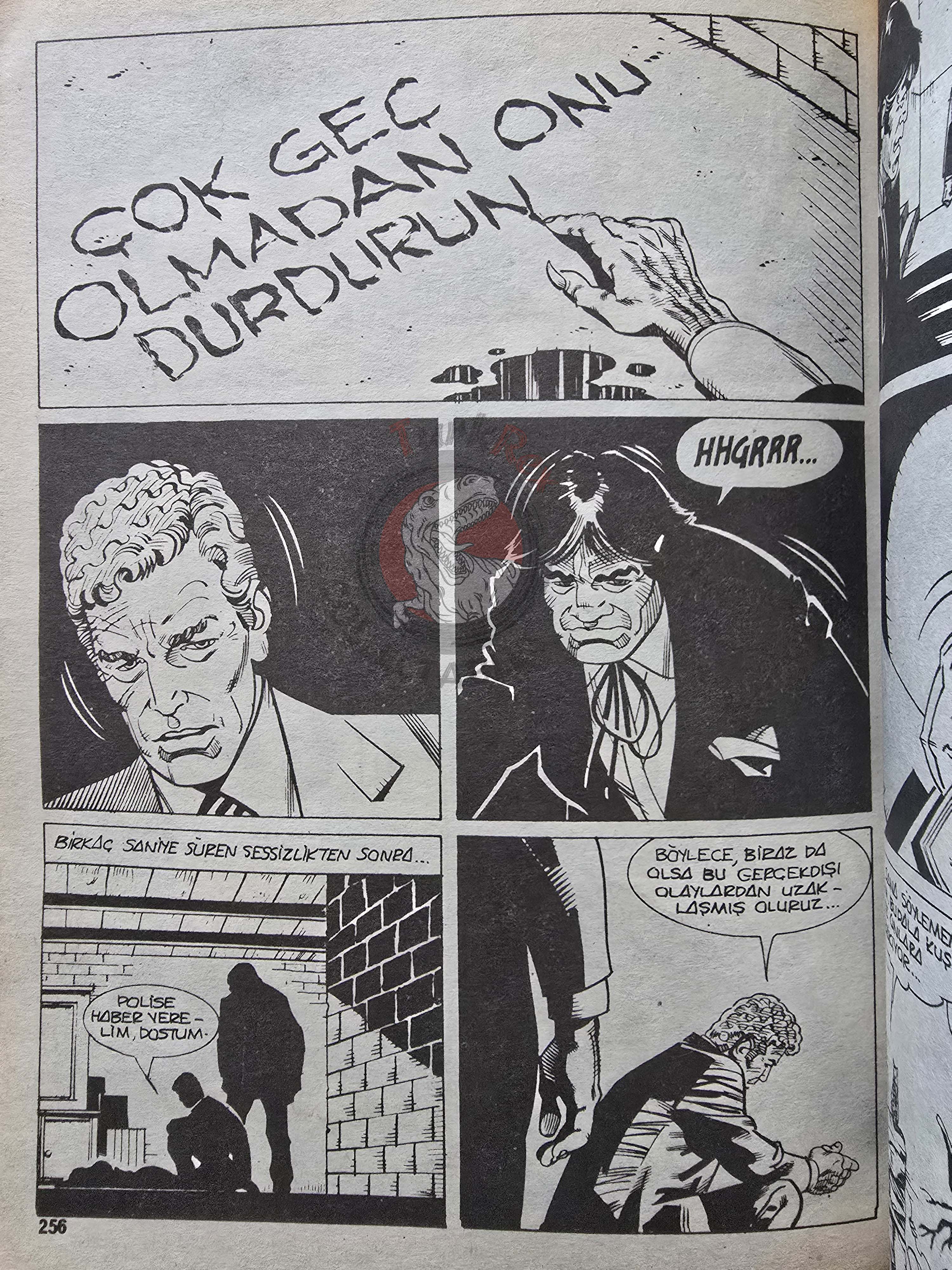 Martin Mystère #10 Viaggio nel Futuro 80s Turkish Comic Turkey #24