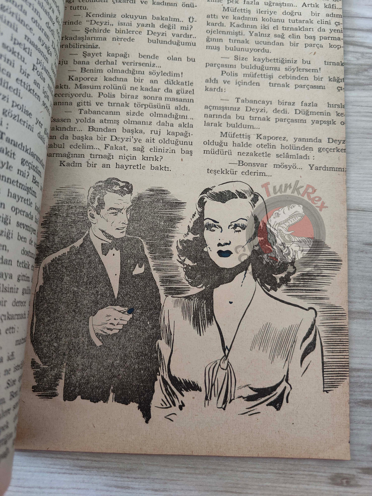 1001 Roman 1944 Adventures of the Journalist Turkish Comic Mag Turkey