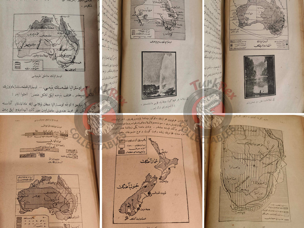 Geography of the Great Powers Ottoman Book 1922 Empire Education with many Maps