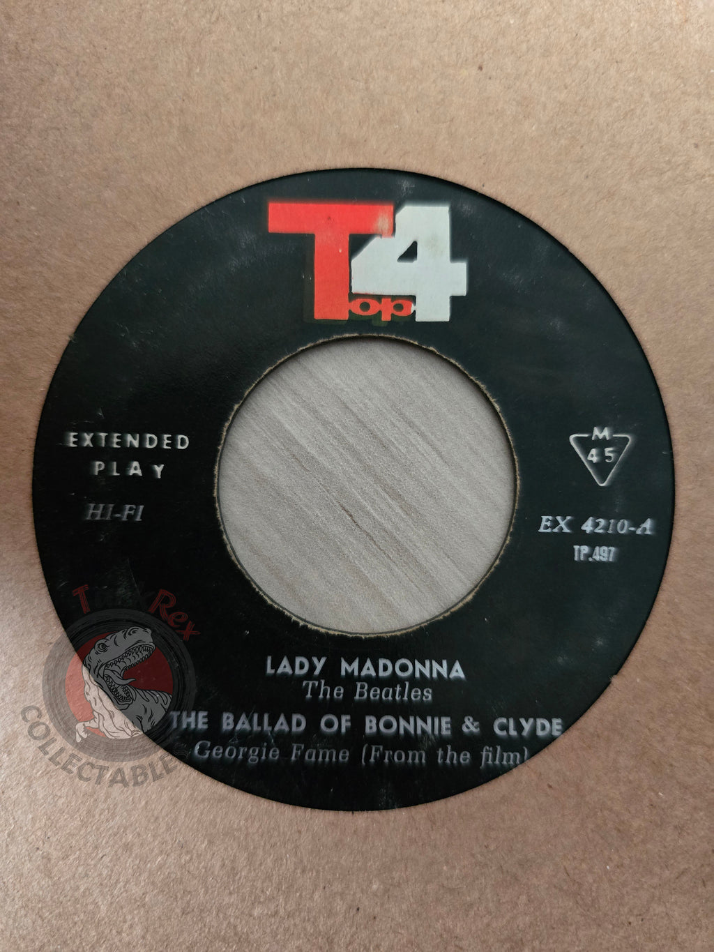 The Beatles / Georgie Fame - Lady Madonna 7" Iran Pressing Vinyl Iranian Edition