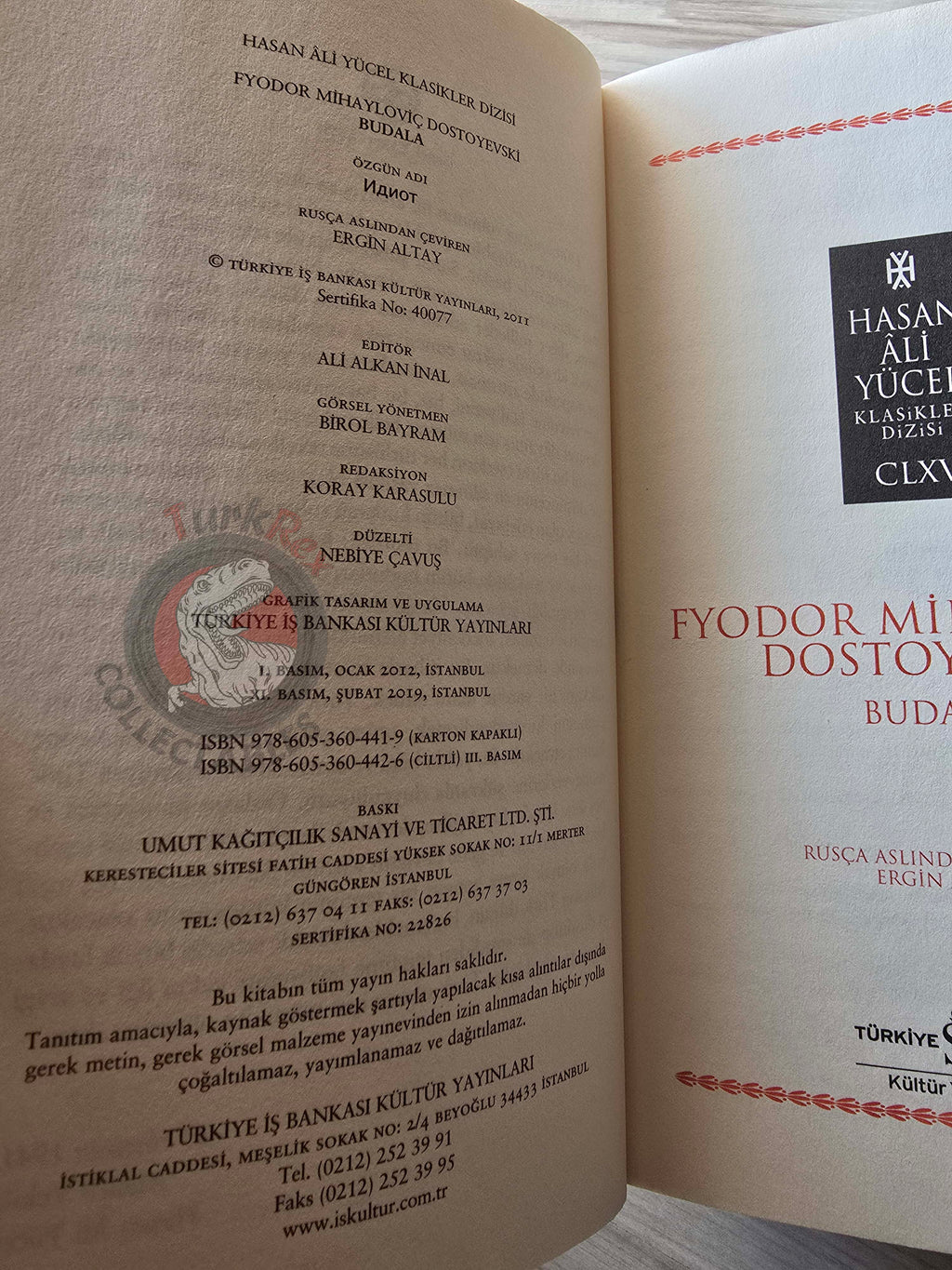 Fyodor Dostoyevsky – The Idiot 2019 Turkish Book Turkey