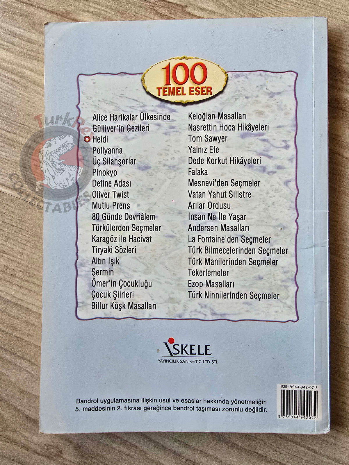 Johanna Spyri – Heidi 2007 Turkish Book Turkey